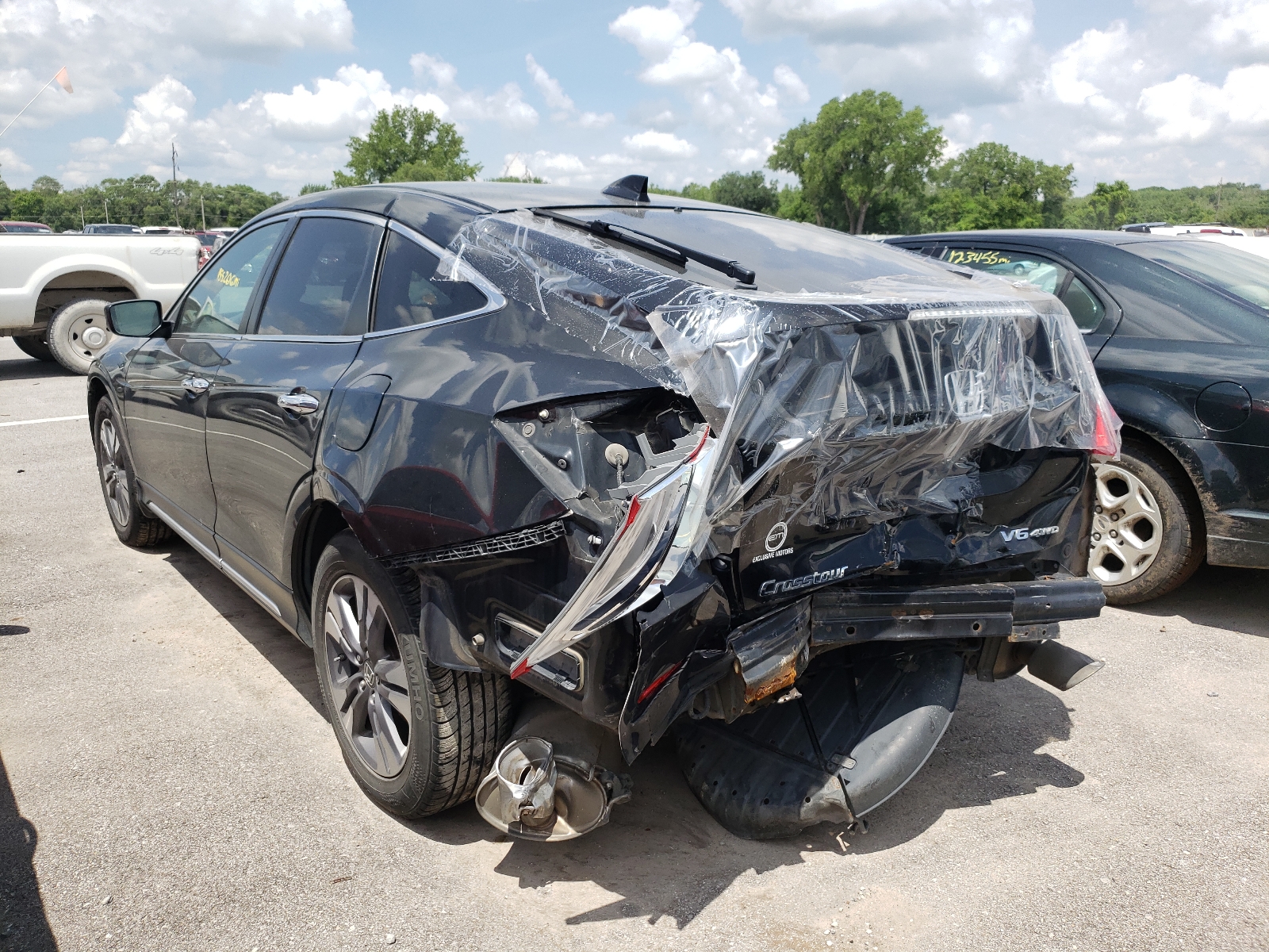 2014 Honda Crosstour Exl Black vin: 5J6TF2H59EL003440