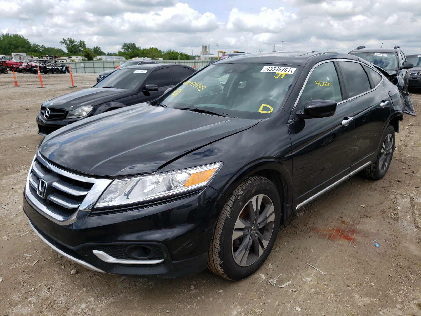 2014 Honda Crosstour Exl Black vin: 5J6TF2H59EL003440