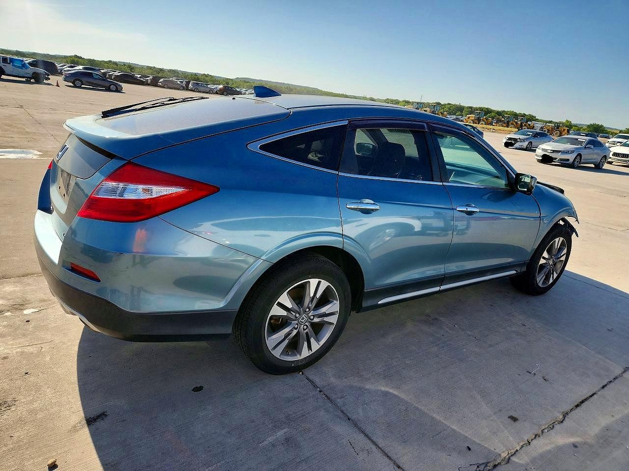 2014 Honda Crosstour Exl Blue vin: 5J6TF2H59EL004281