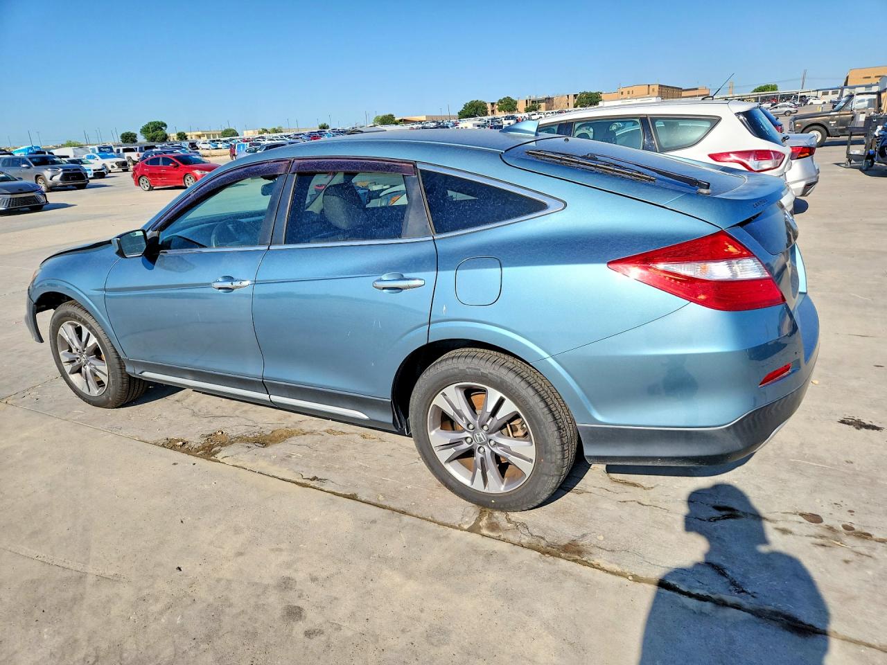 2014 Honda Crosstour Exl Blue vin: 5J6TF2H59EL004281