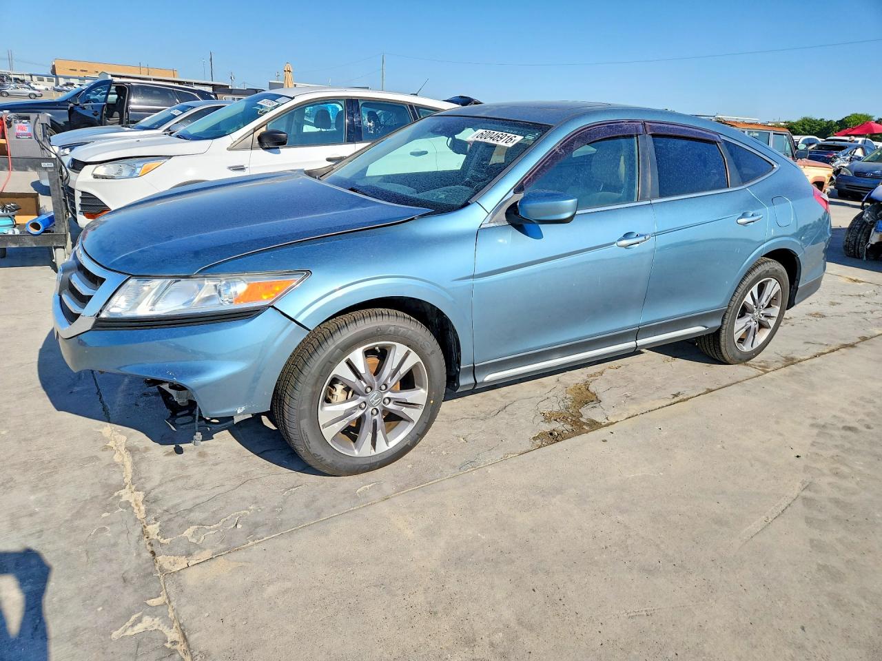 2014 Honda Crosstour Exl Blue vin: 5J6TF2H59EL004281