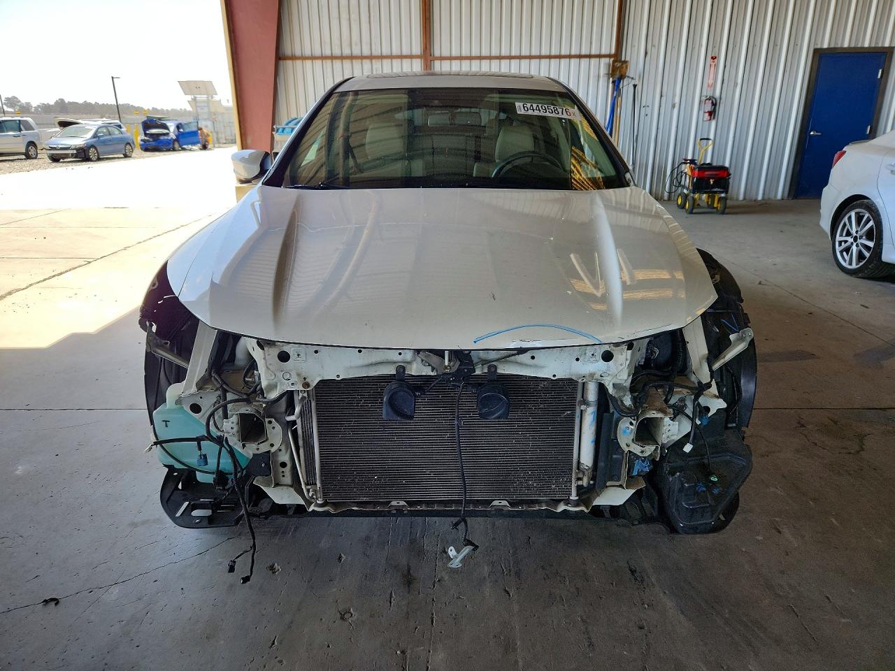 2015 Honda Crosstour Exl White vin: 5J6TF2H59FL001074