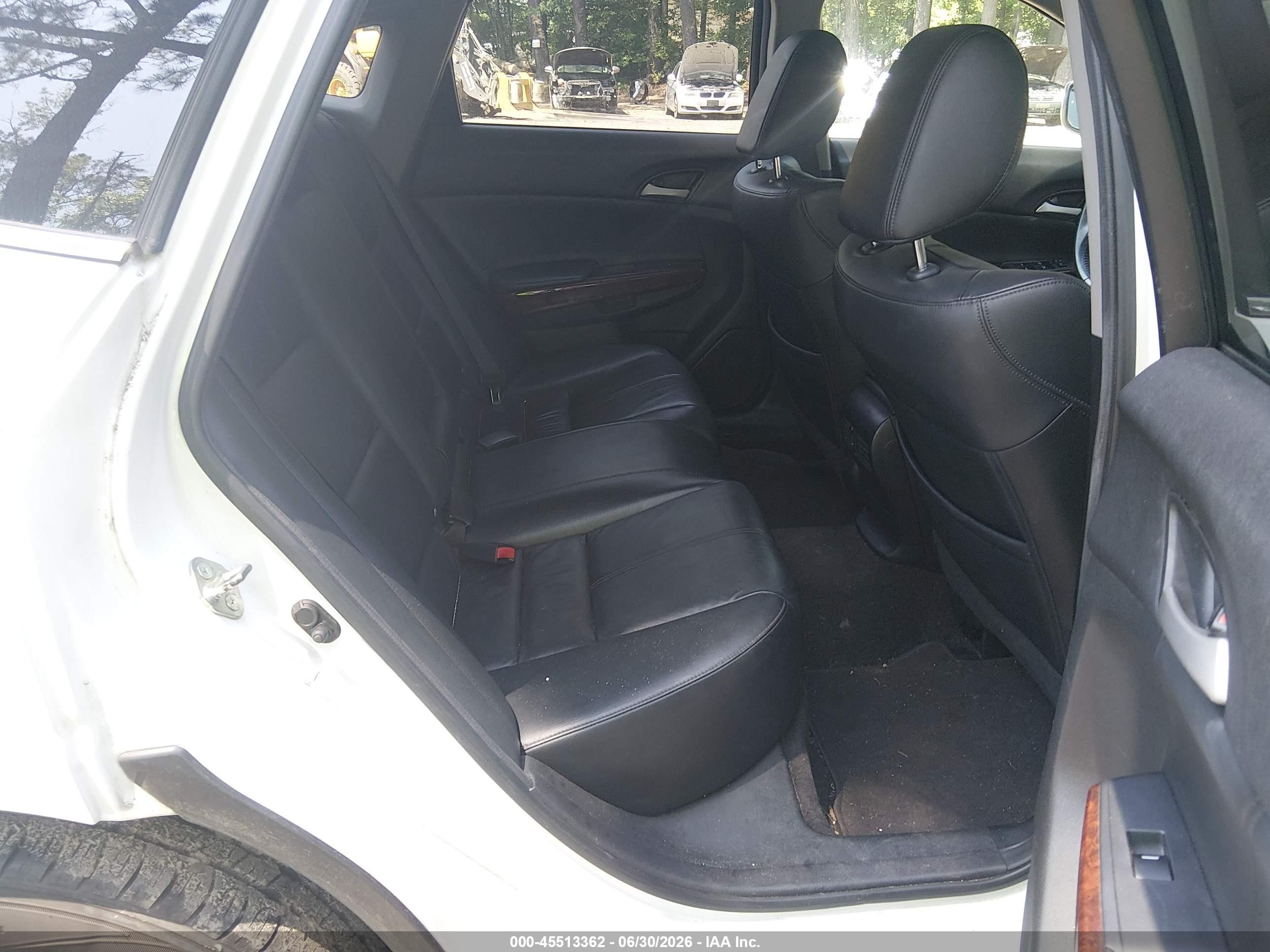2011 Honda Accord Crosstour Ex-l White vin: 5J6TF2H5XBL005595