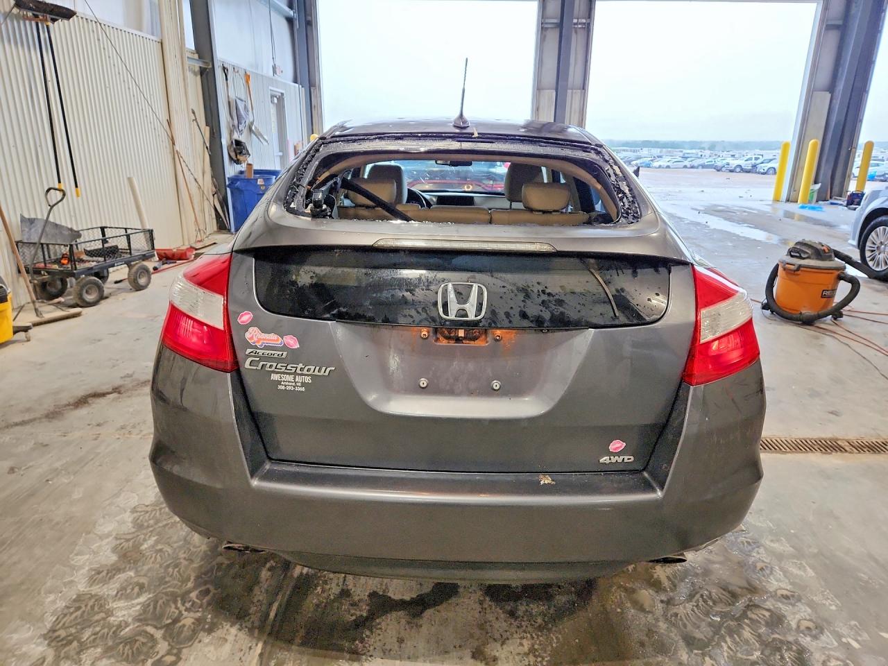 2011 Honda Accord Crosstour Exl Gray vin: 5J6TF2H5XBL005788