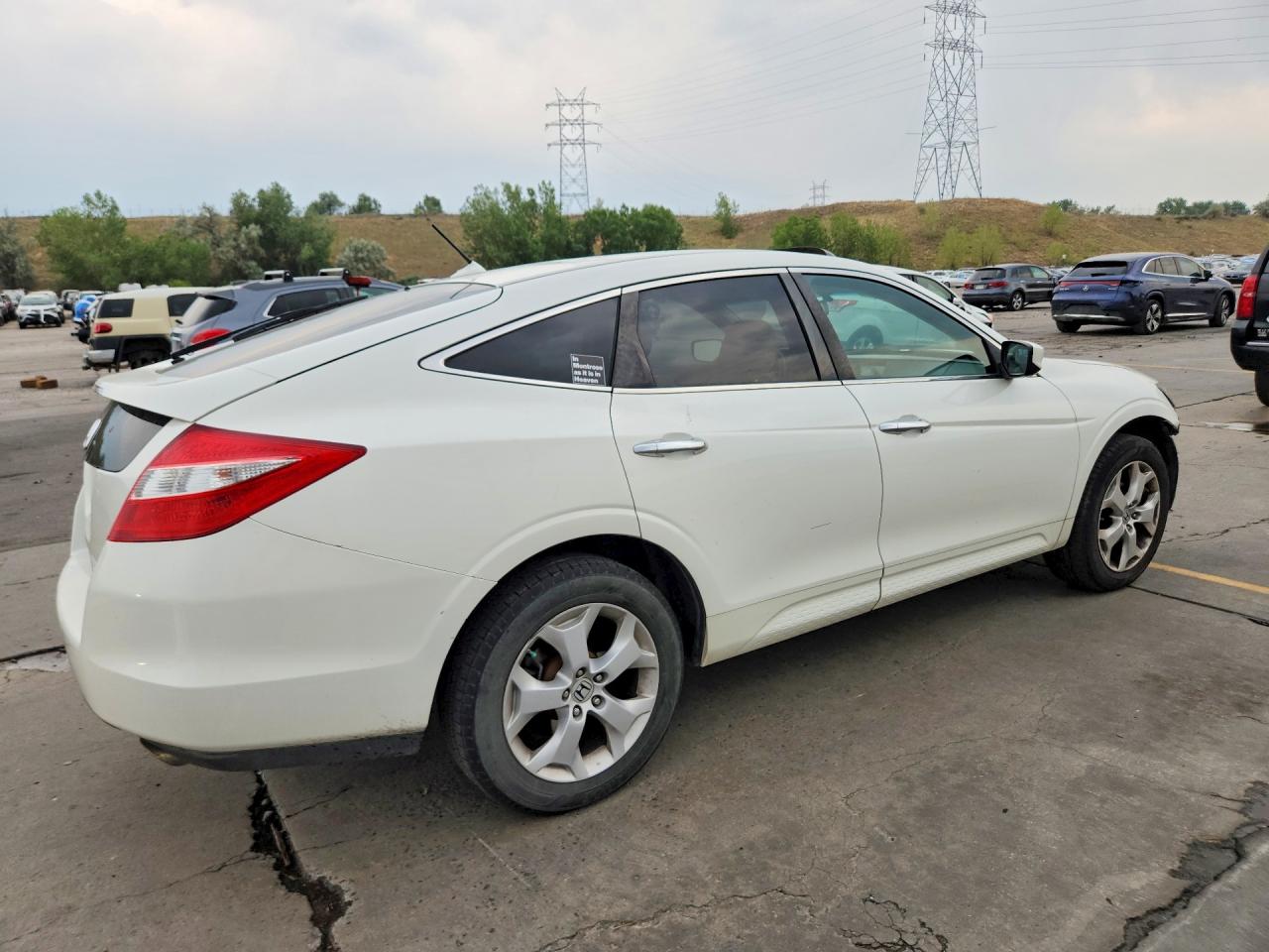 2011 Honda Accord Crosstour Exl Белый vin: 5J6TF2H5XBL007329
