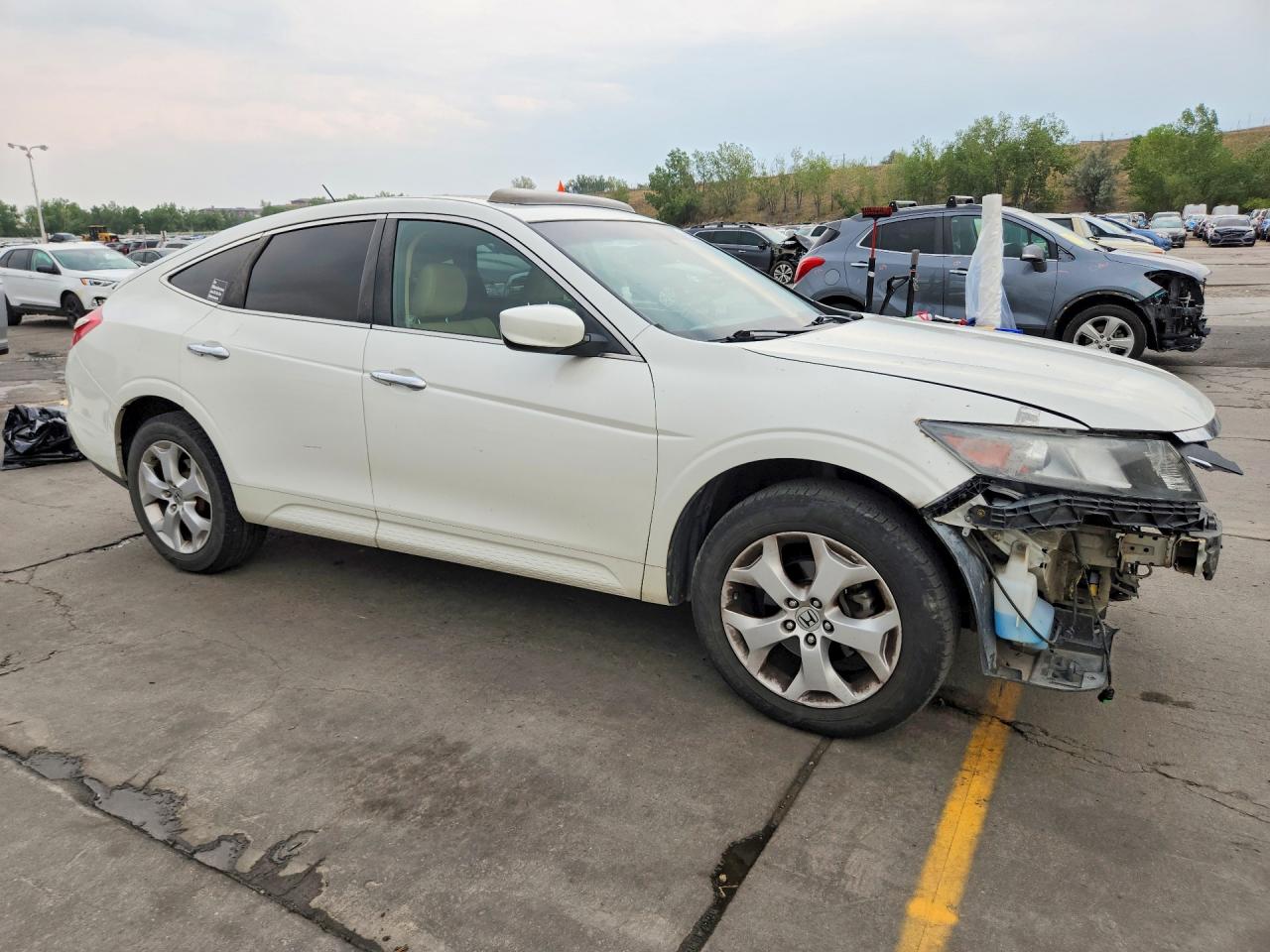 2011 Honda Accord Crosstour Exl Белый vin: 5J6TF2H5XBL007329