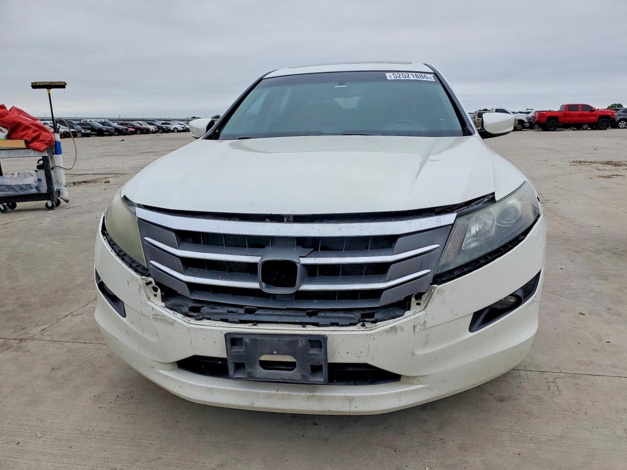 2012 Honda Crosstour Exl White vin: 5J6TF2H5XCL002021