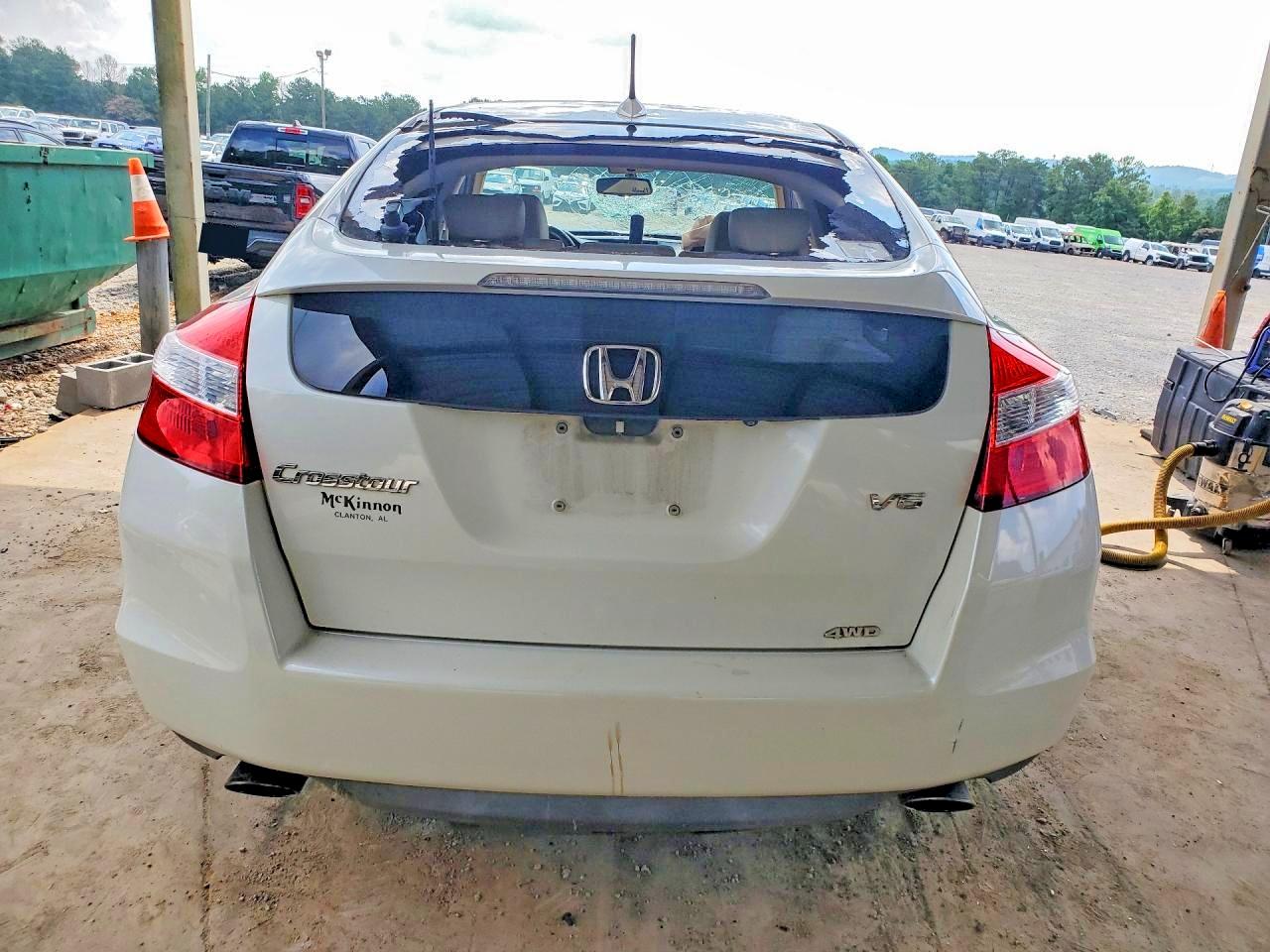 2012 Honda Crosstour Exl White vin: 5J6TF2H5XCL006134
