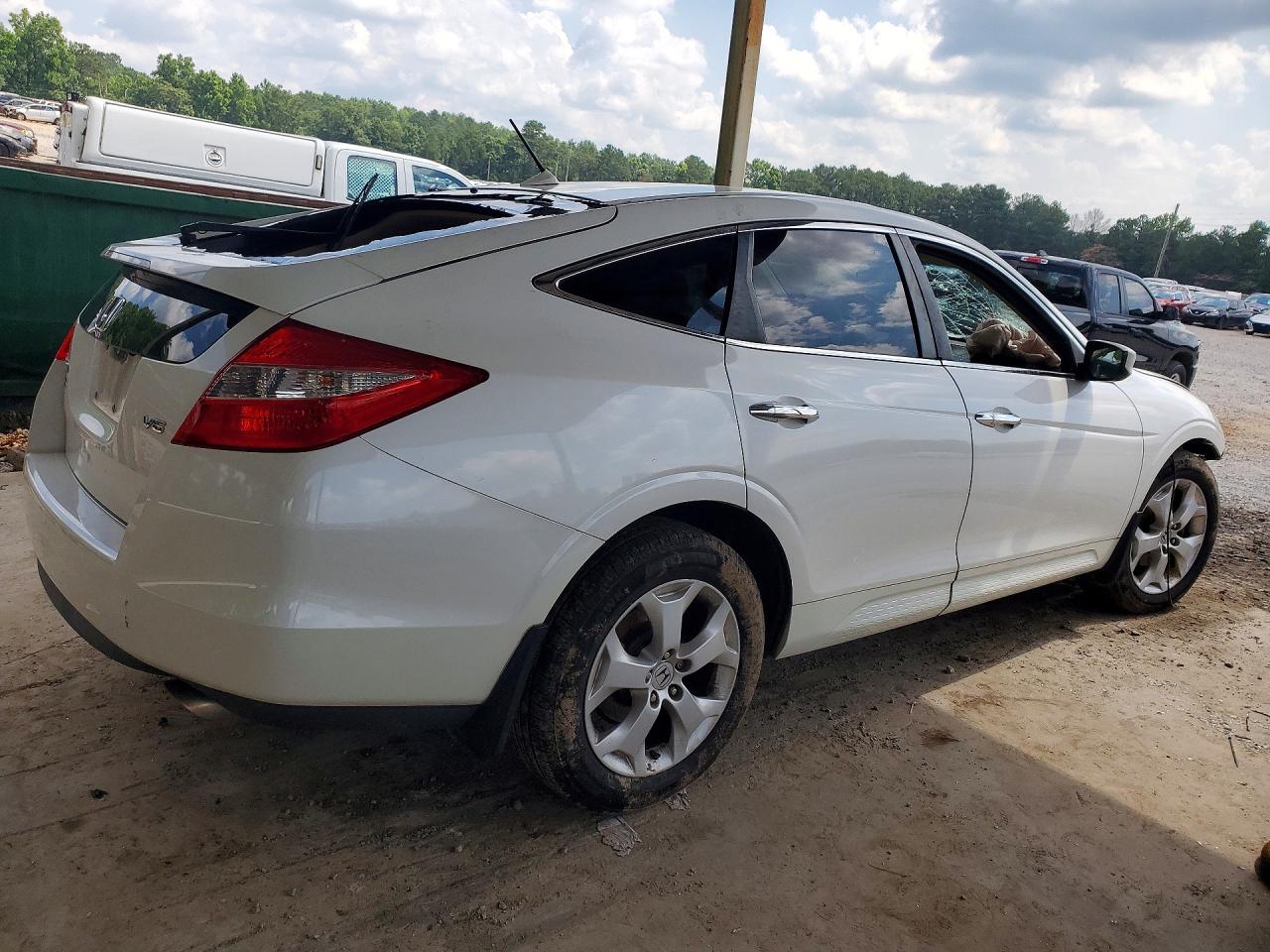 2012 Honda Crosstour Exl White vin: 5J6TF2H5XCL006134