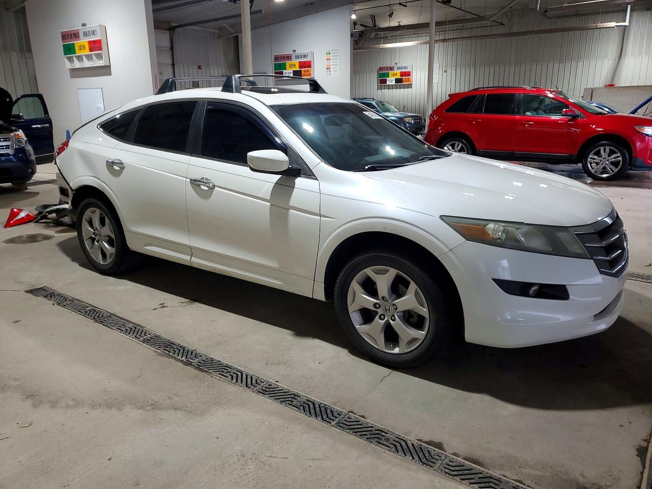 2012 Honda Crosstour Exl White vin: 5J6TF2H5XCL011026