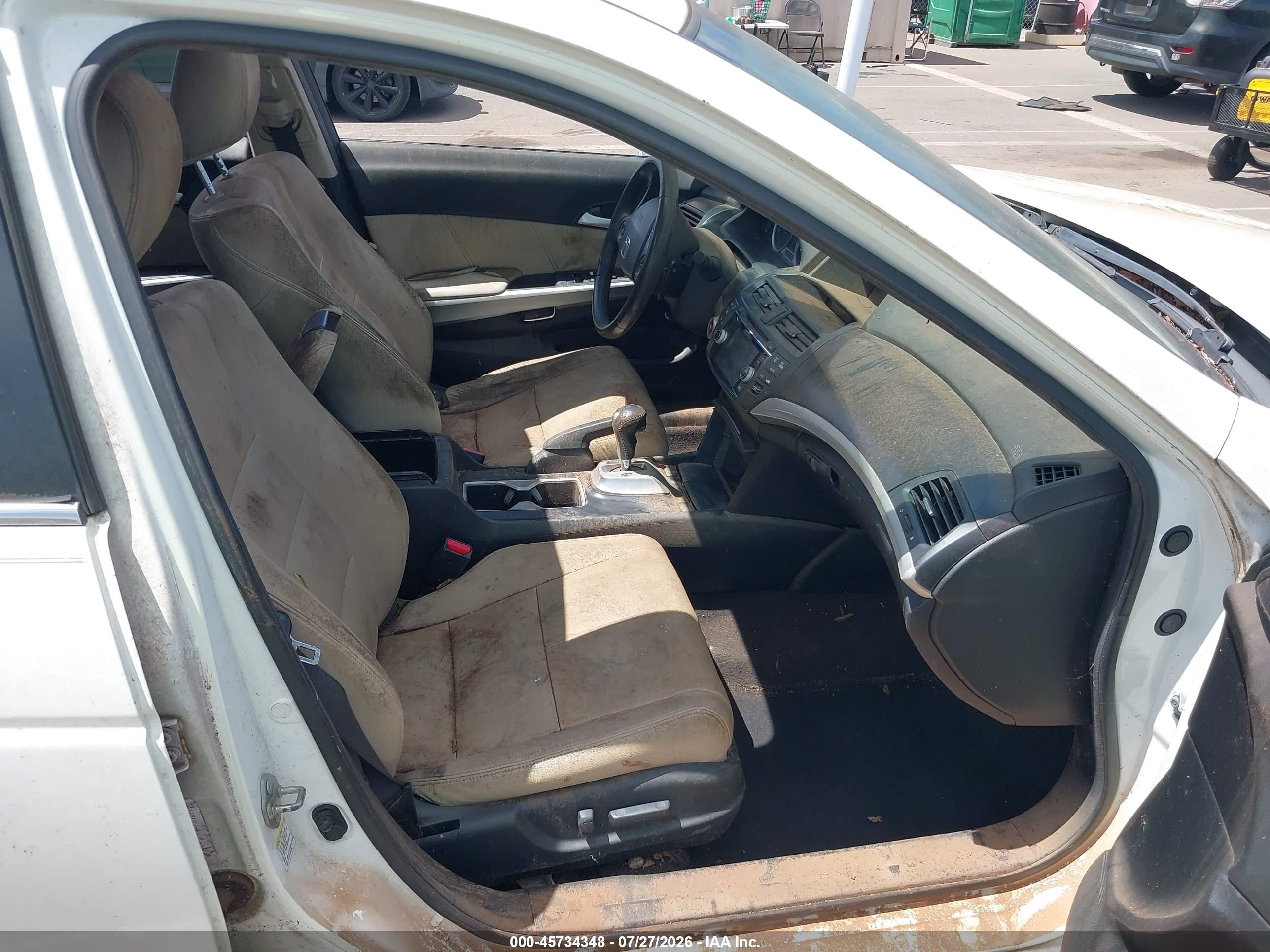 2013 Honda Crosstour Ex-l V6 White vin: 5J6TF2H5XDL000268