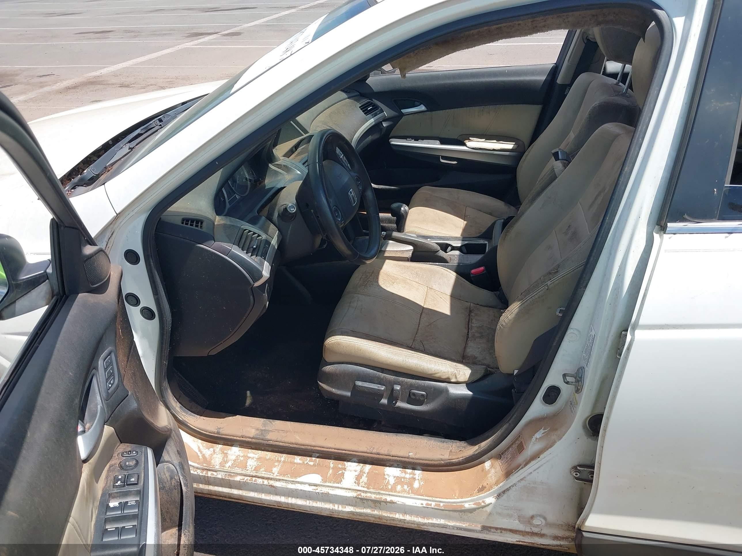 2013 Honda Crosstour Ex-l V6 White vin: 5J6TF2H5XDL000268