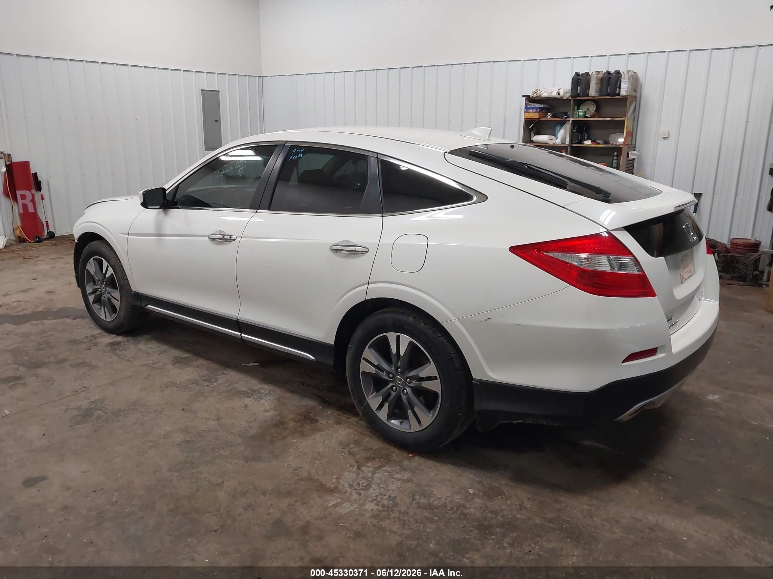 2013 Honda Crosstour Ex-l V6 Белый vin: 5J6TF2H5XDL001422