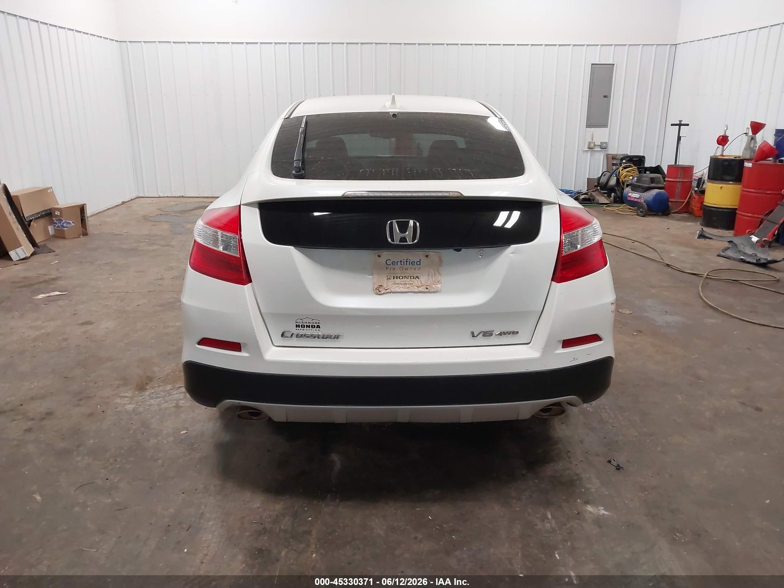 2013 Honda Crosstour Ex-l V6 Белый vin: 5J6TF2H5XDL001422