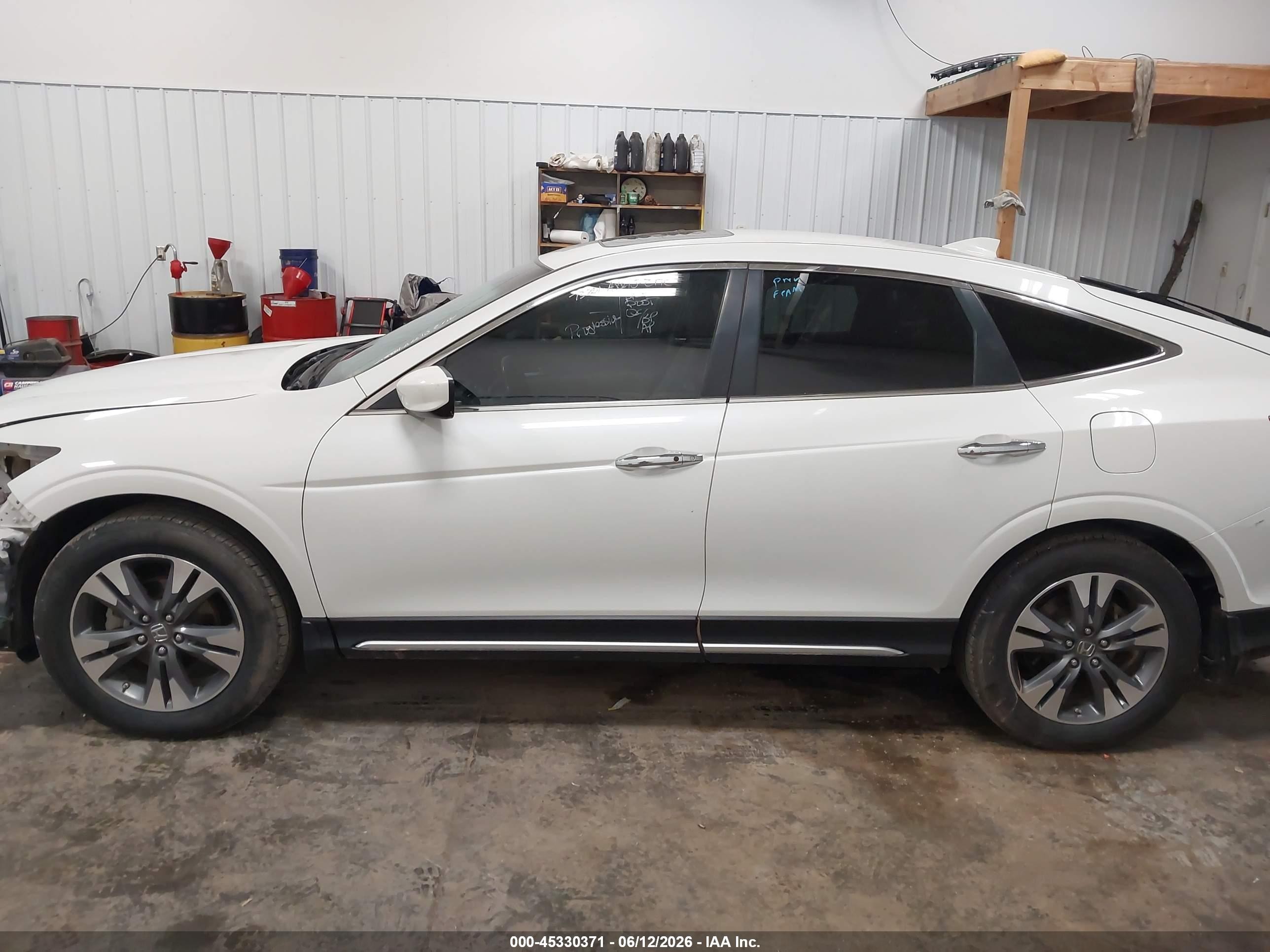 2013 Honda Crosstour Ex-l V6 Белый vin: 5J6TF2H5XDL001422