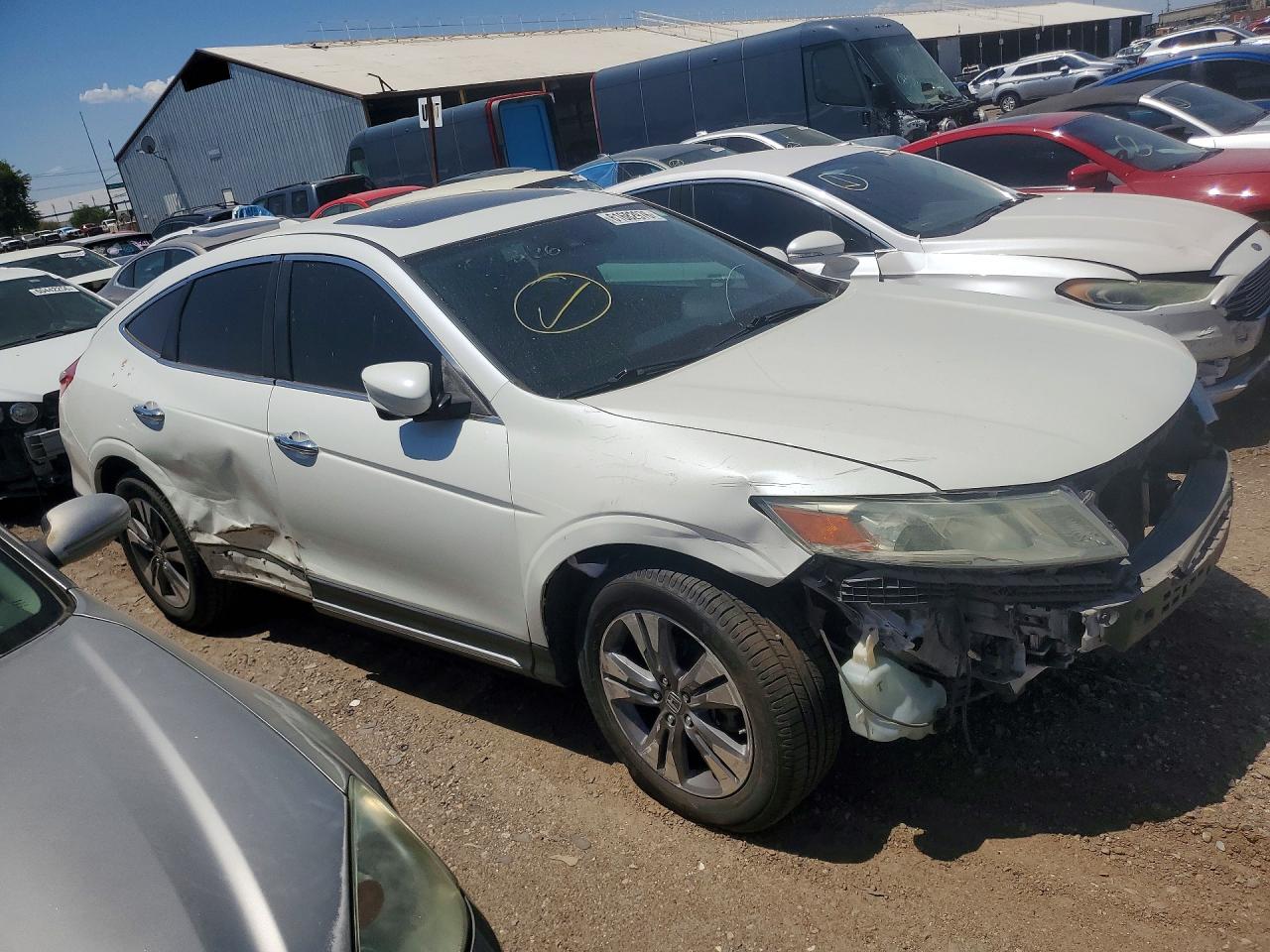 2013 Honda Crosstour Exl Белый vin: 5J6TF2H5XDL006233