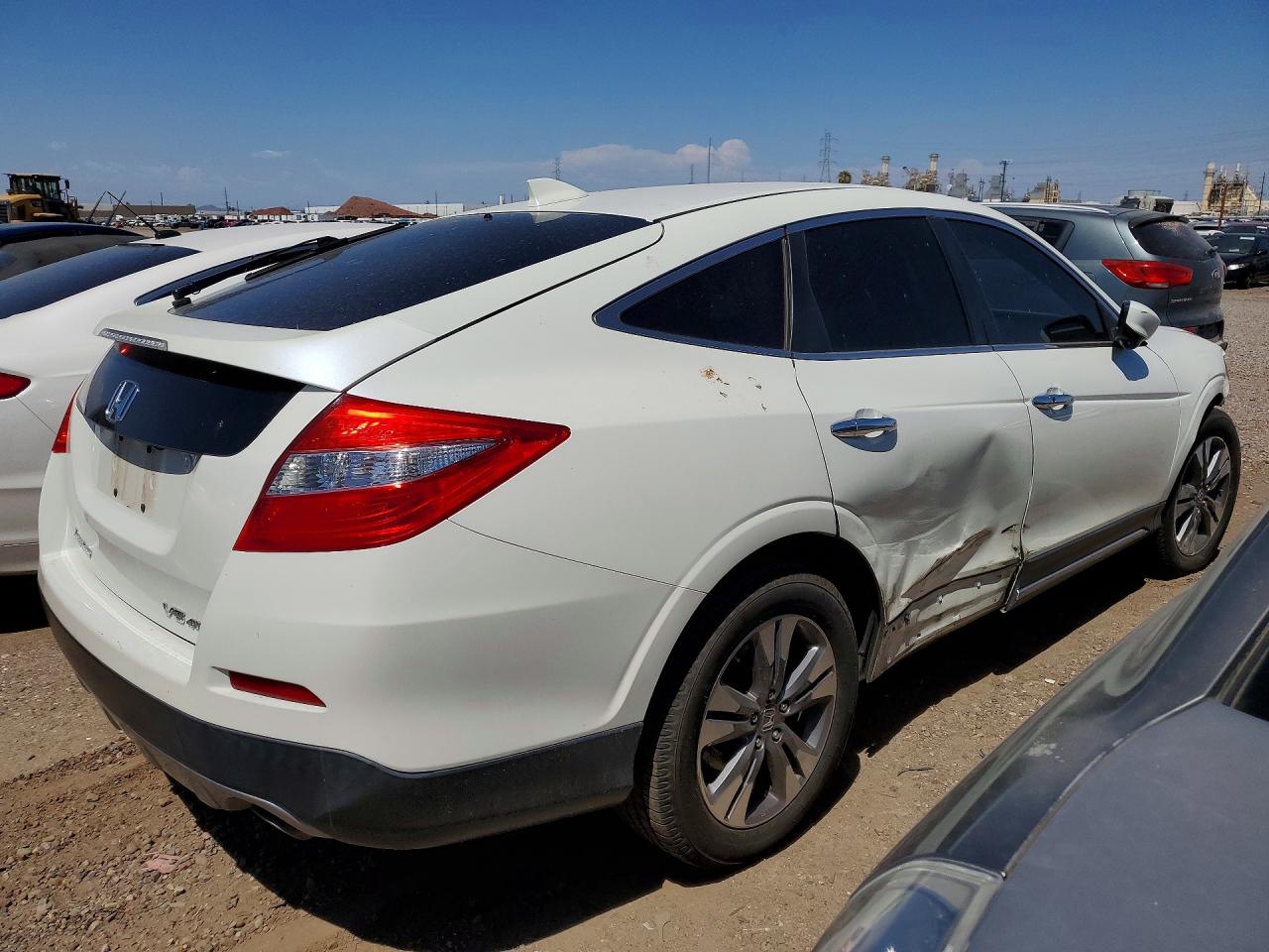 2013 Honda Crosstour Exl Белый vin: 5J6TF2H5XDL006233