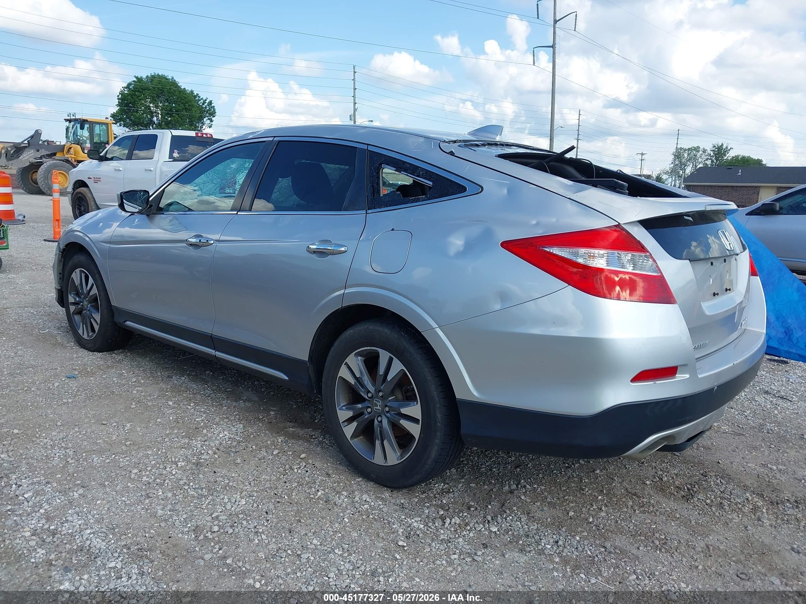 2015 Honda Crosstour Ex-l V6 Silver vin: 5J6TF2H5XFL000354