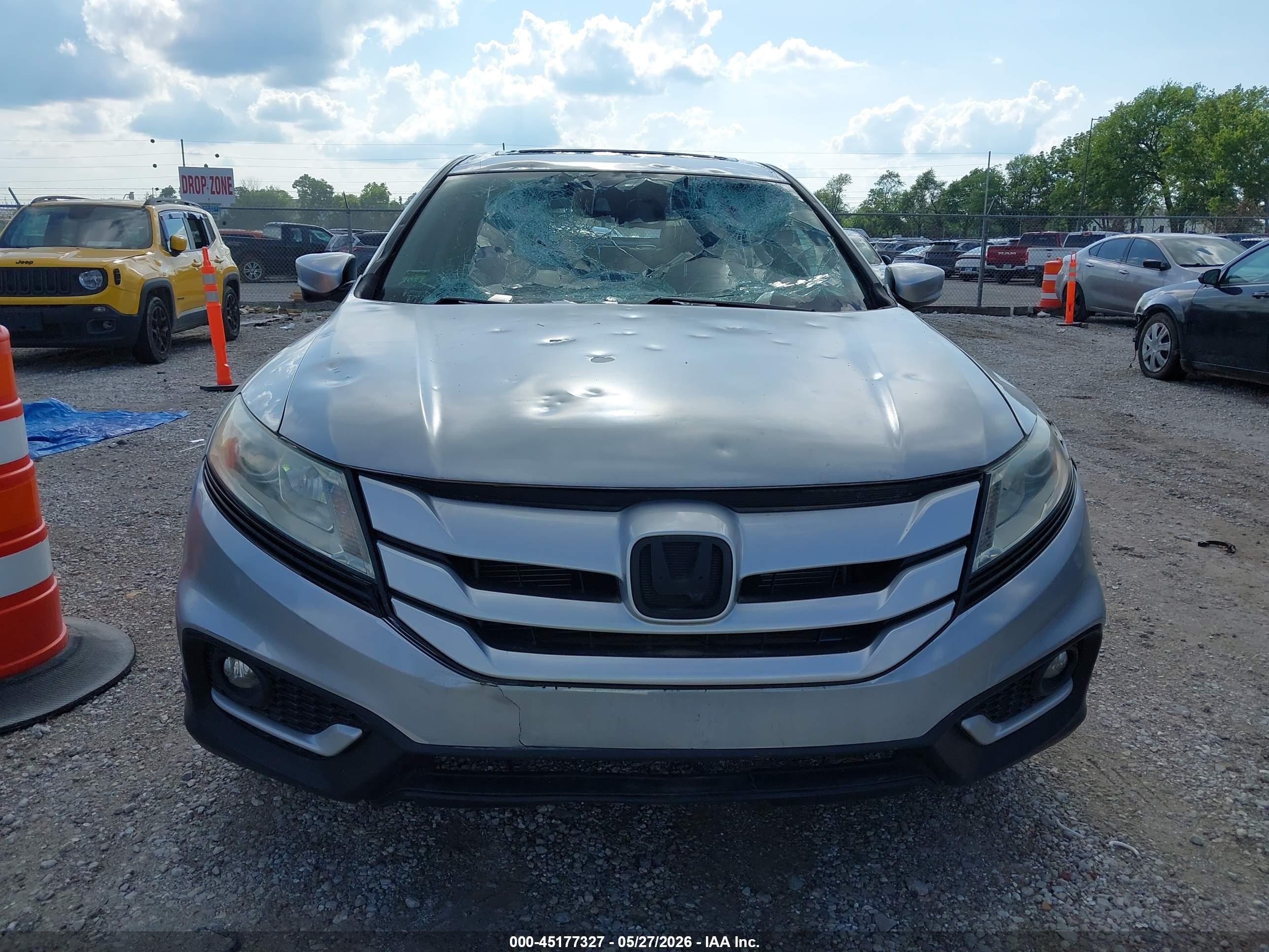2015 Honda Crosstour Ex-l V6 Silver vin: 5J6TF2H5XFL000354