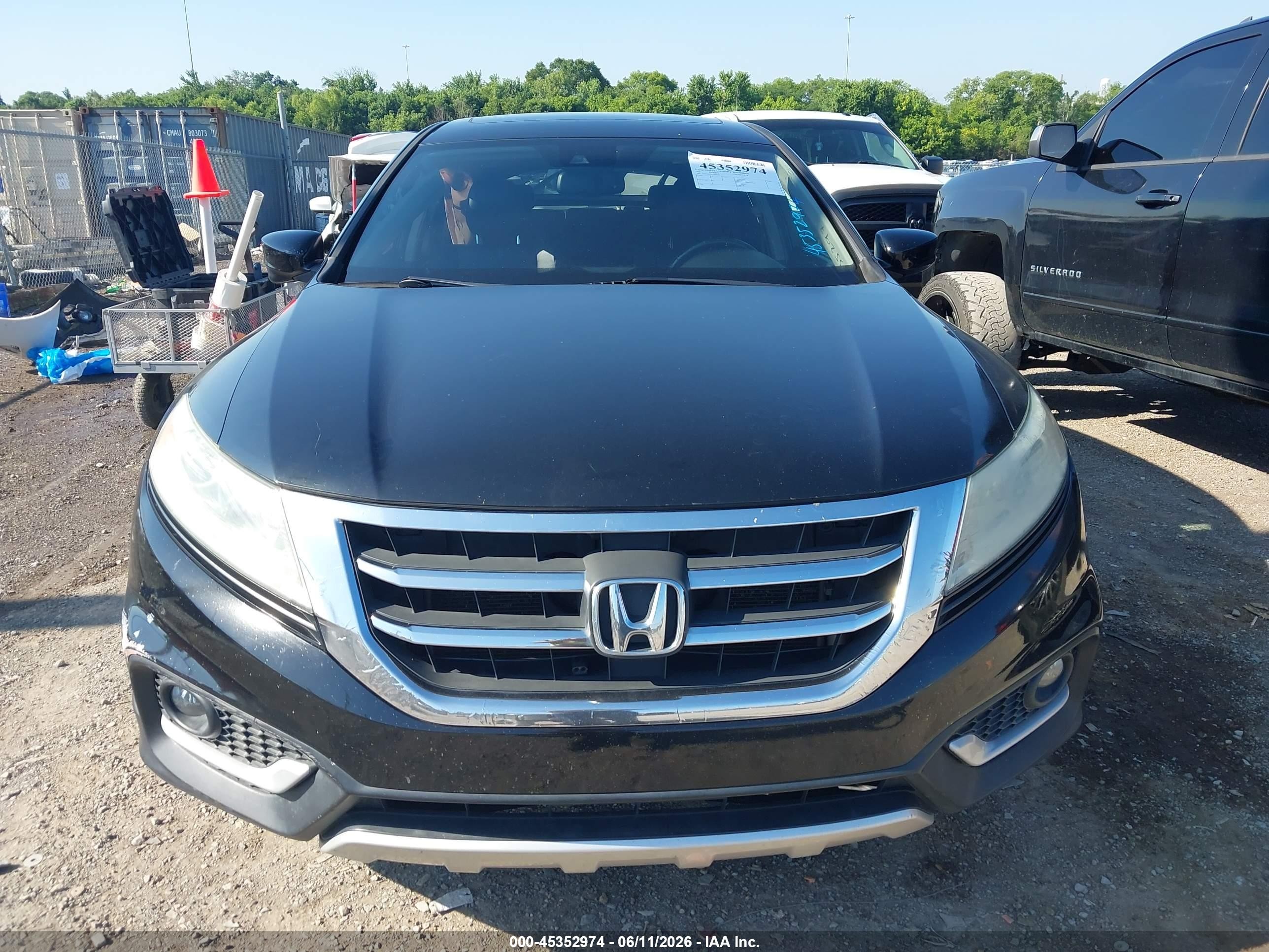2015 Honda Crosstour Ex-l V6 Black vin: 5J6TF2H5XFL000922