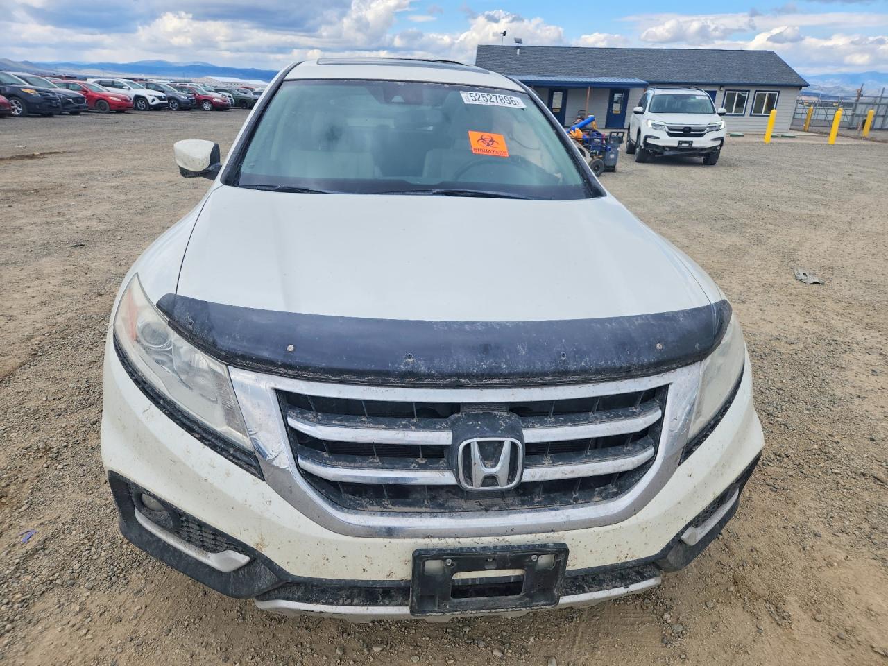 2015 Honda Crosstour Exl White vin: 5J6TF2H5XFL001097