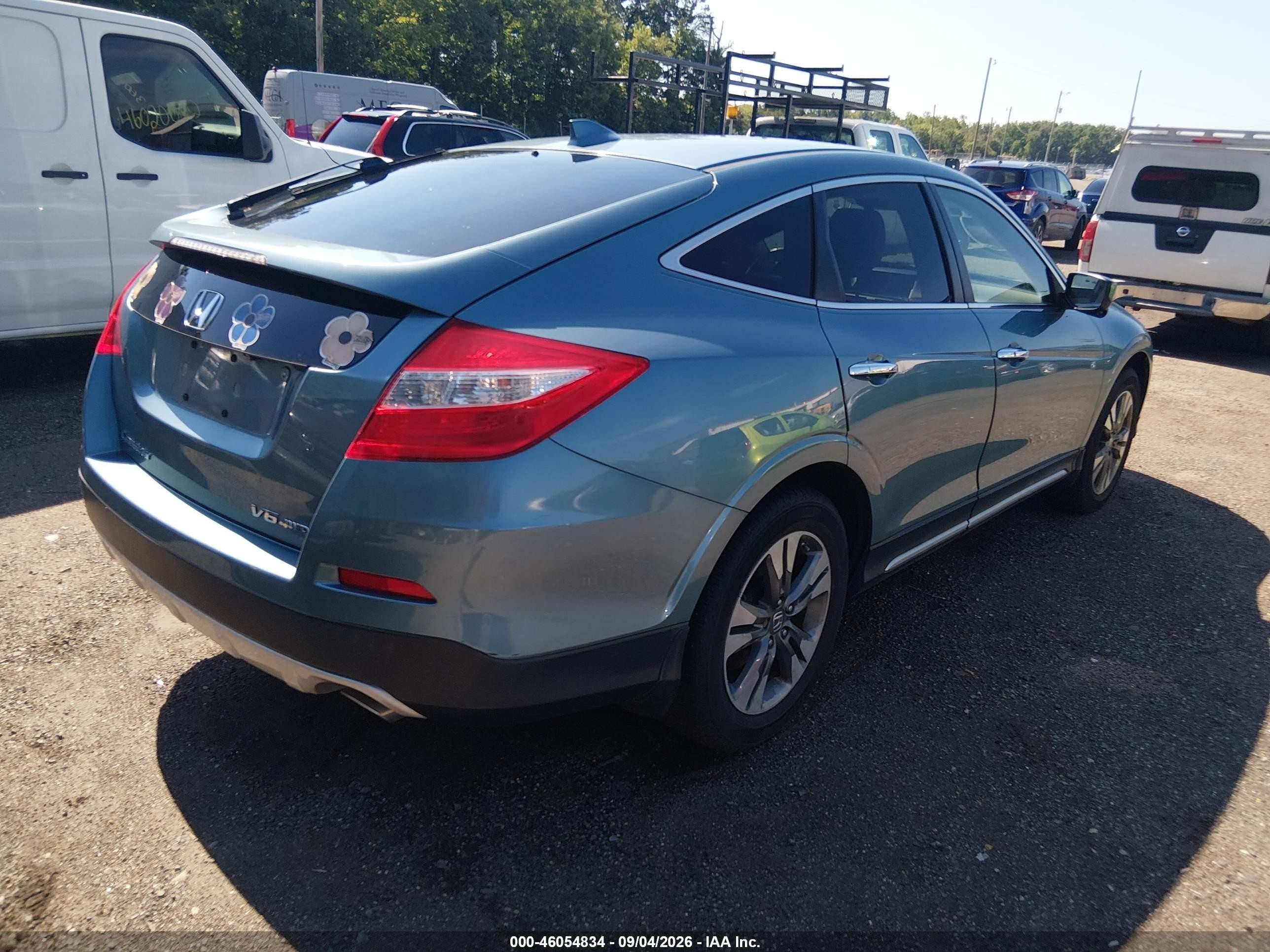 2015 Honda Crosstour Ex-l V6 Turquoise vin: 5J6TF2H5XFL004064