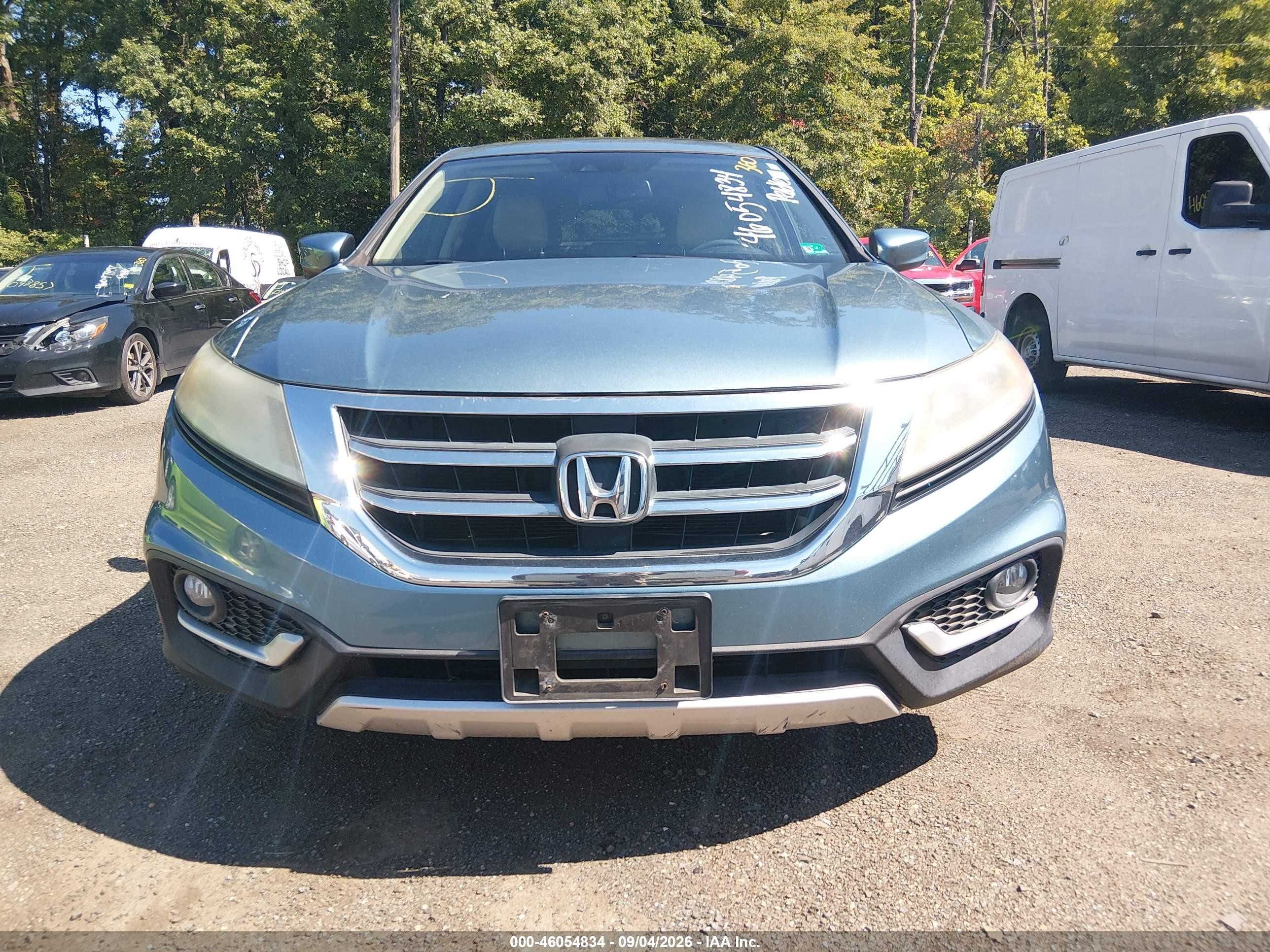 2015 Honda Crosstour Ex-l V6 Turquoise vin: 5J6TF2H5XFL004064