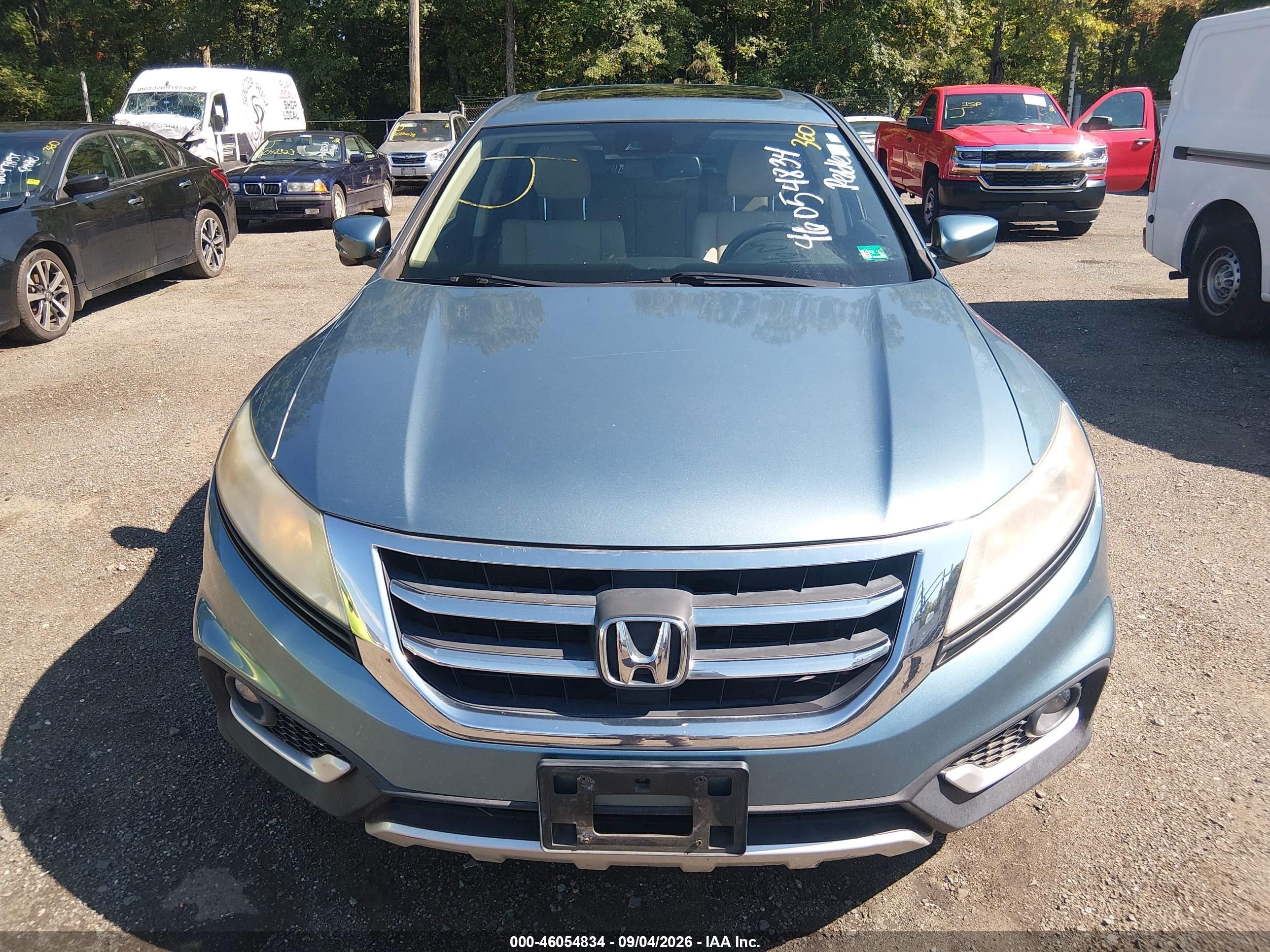 2015 Honda Crosstour Ex-l V6 Turquoise vin: 5J6TF2H5XFL004064