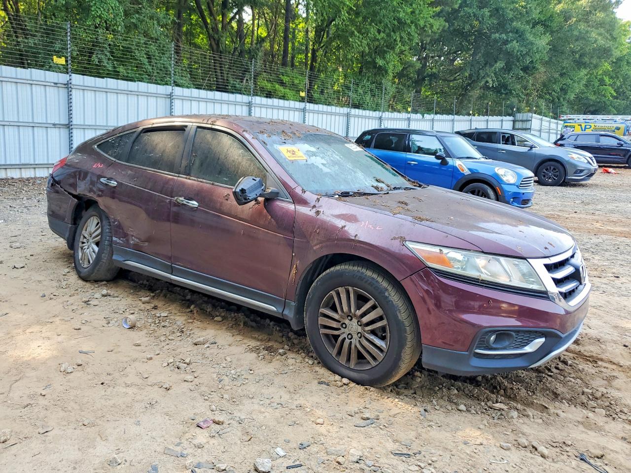 2013 Honda Crosstour Ex Maroon vin: 5J6TF3H30DL000526