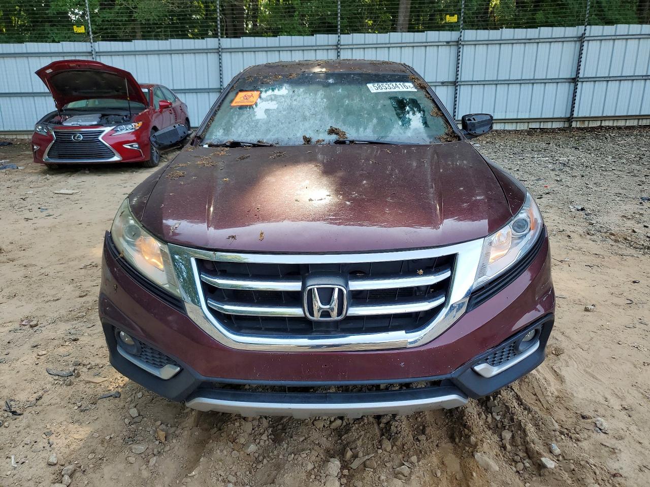 2013 Honda Crosstour Ex Maroon vin: 5J6TF3H30DL000526