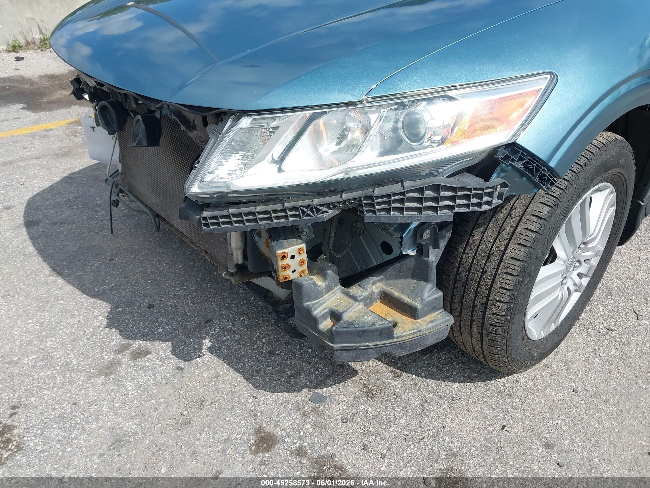 2014 Honda Crosstour Ex Blue vin: 5J6TF3H30EL001869