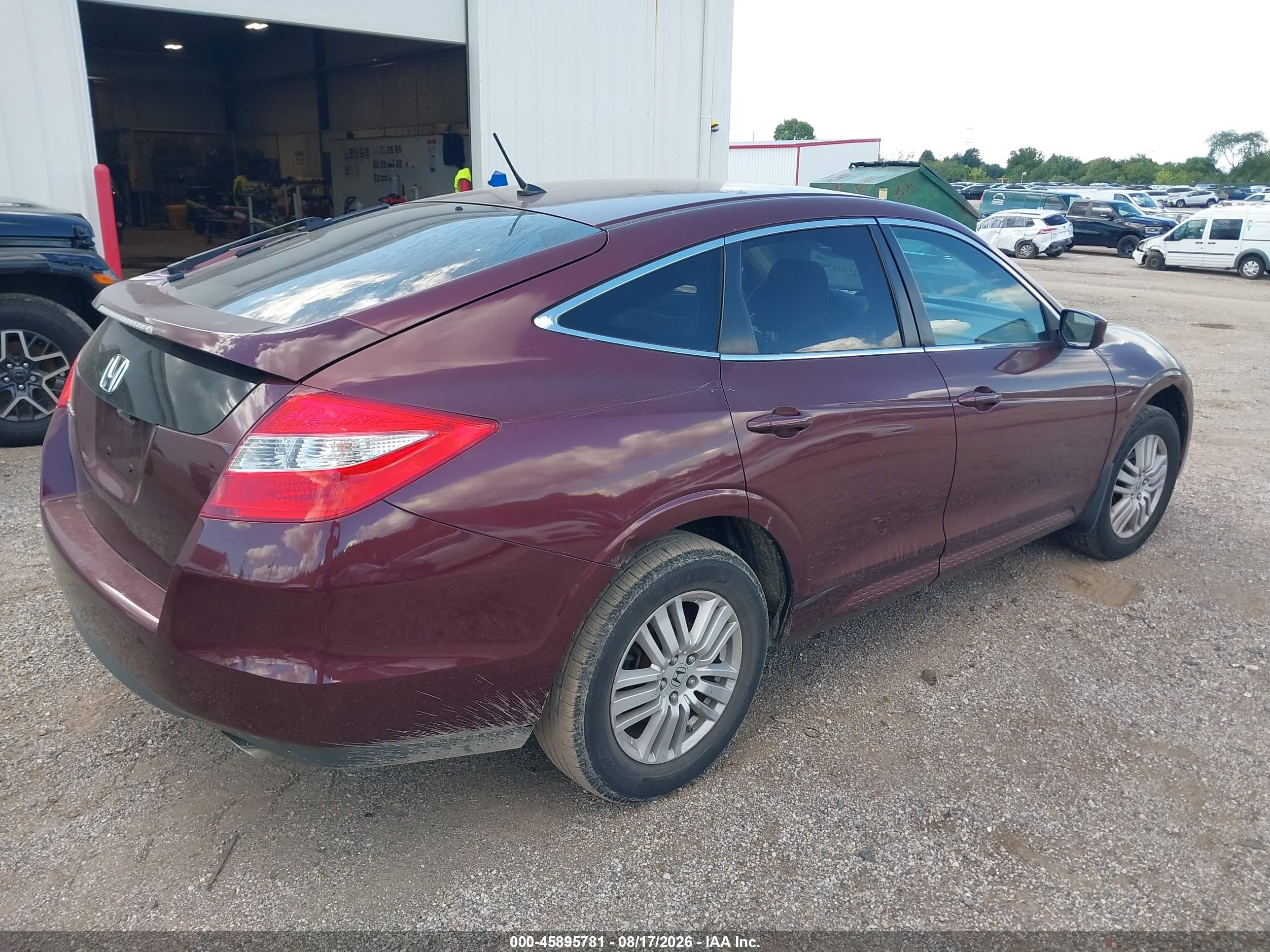 2012 Honda Crosstour 2.4 Ex Maroon vin: 5J6TF3H31CL002073