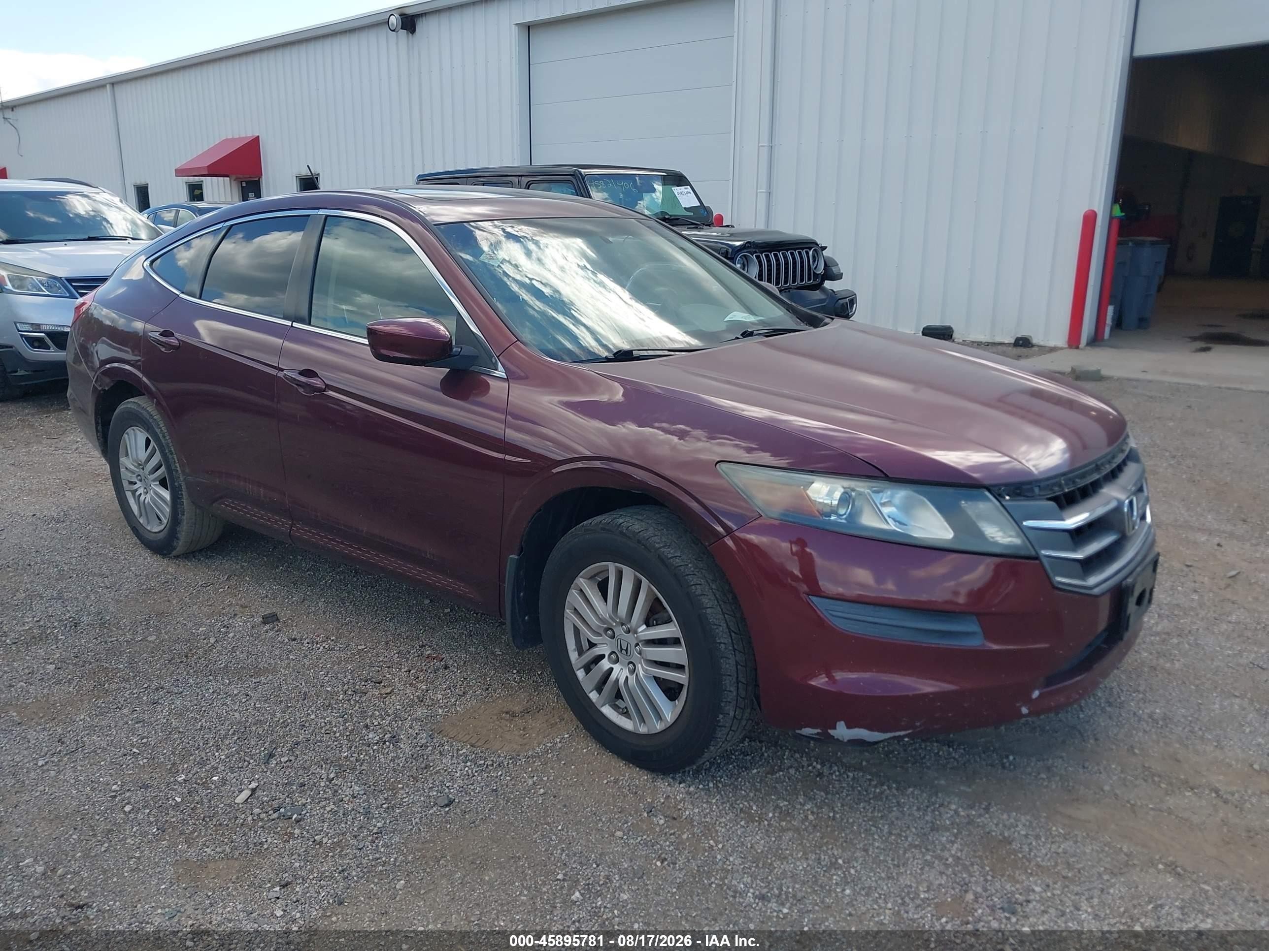 2012 Honda Crosstour 2.4 Ex Maroon vin: 5J6TF3H31CL002073