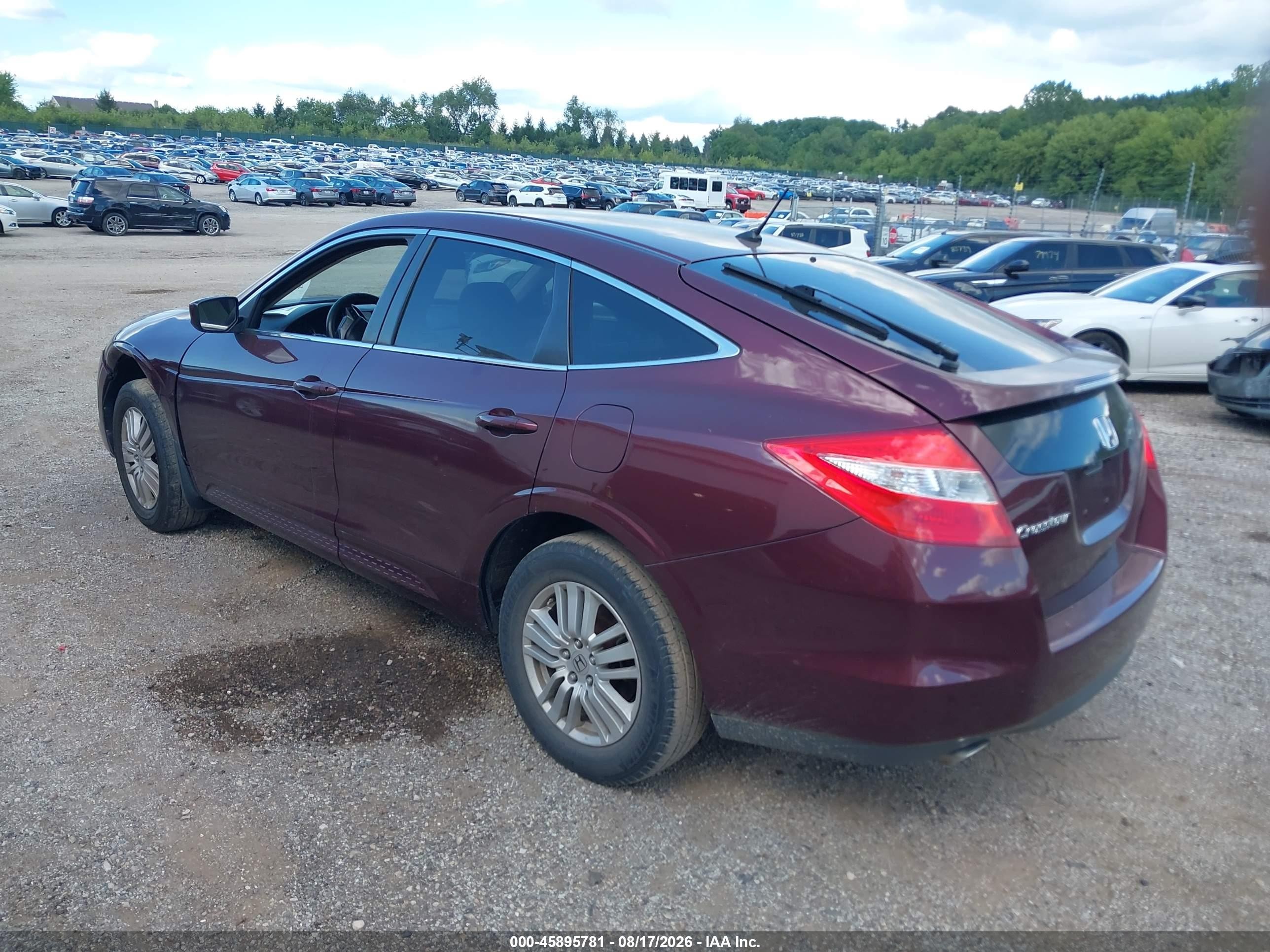 2012 Honda Crosstour 2.4 Ex Maroon vin: 5J6TF3H31CL002073