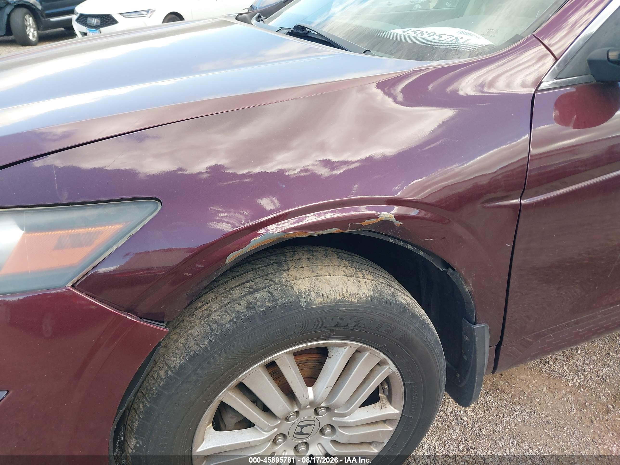 2012 Honda Crosstour 2.4 Ex Maroon vin: 5J6TF3H31CL002073
