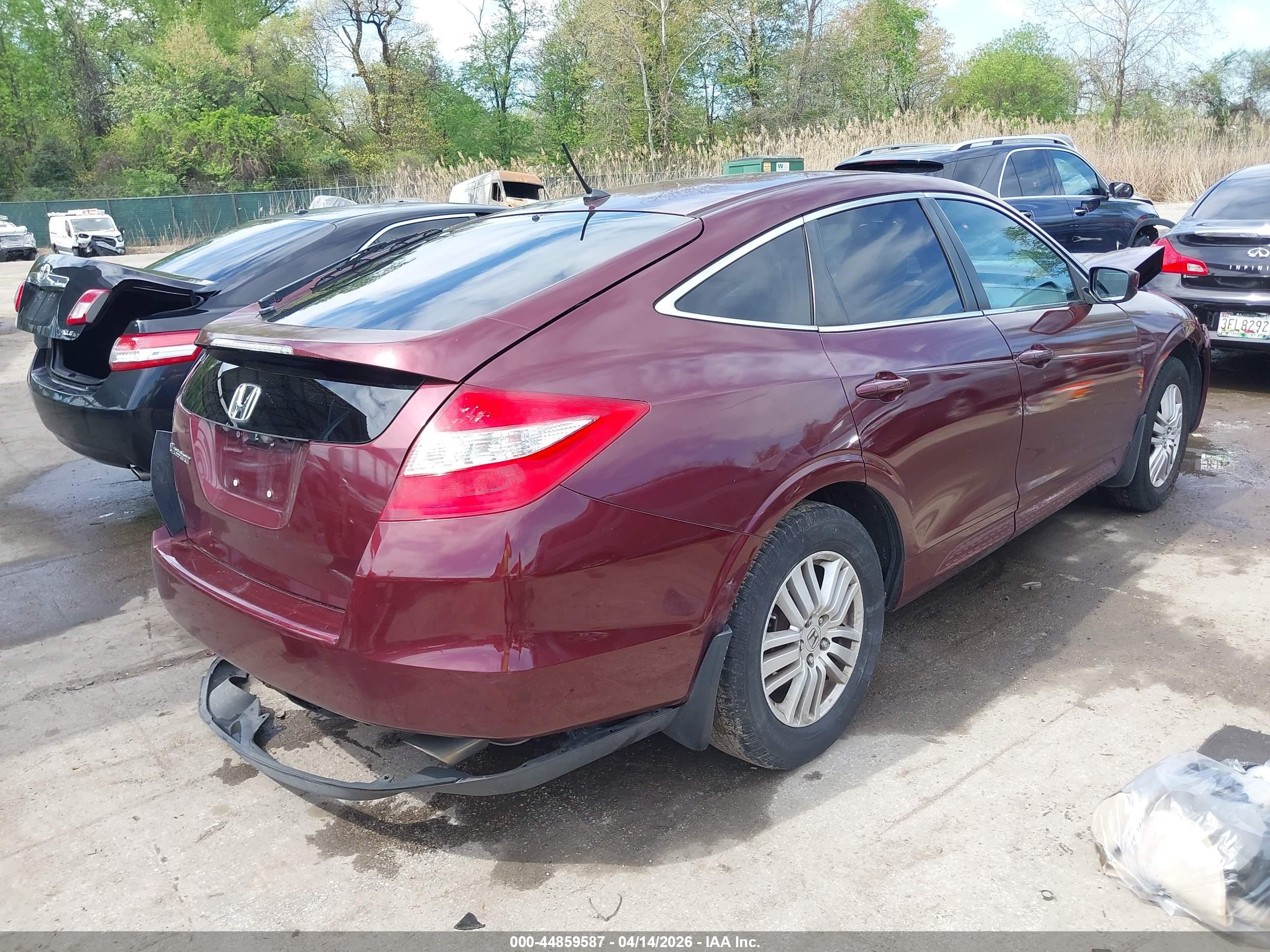 2012 Honda Crosstour 2.4 Ex Бордовый vin: 5J6TF3H33CL004696