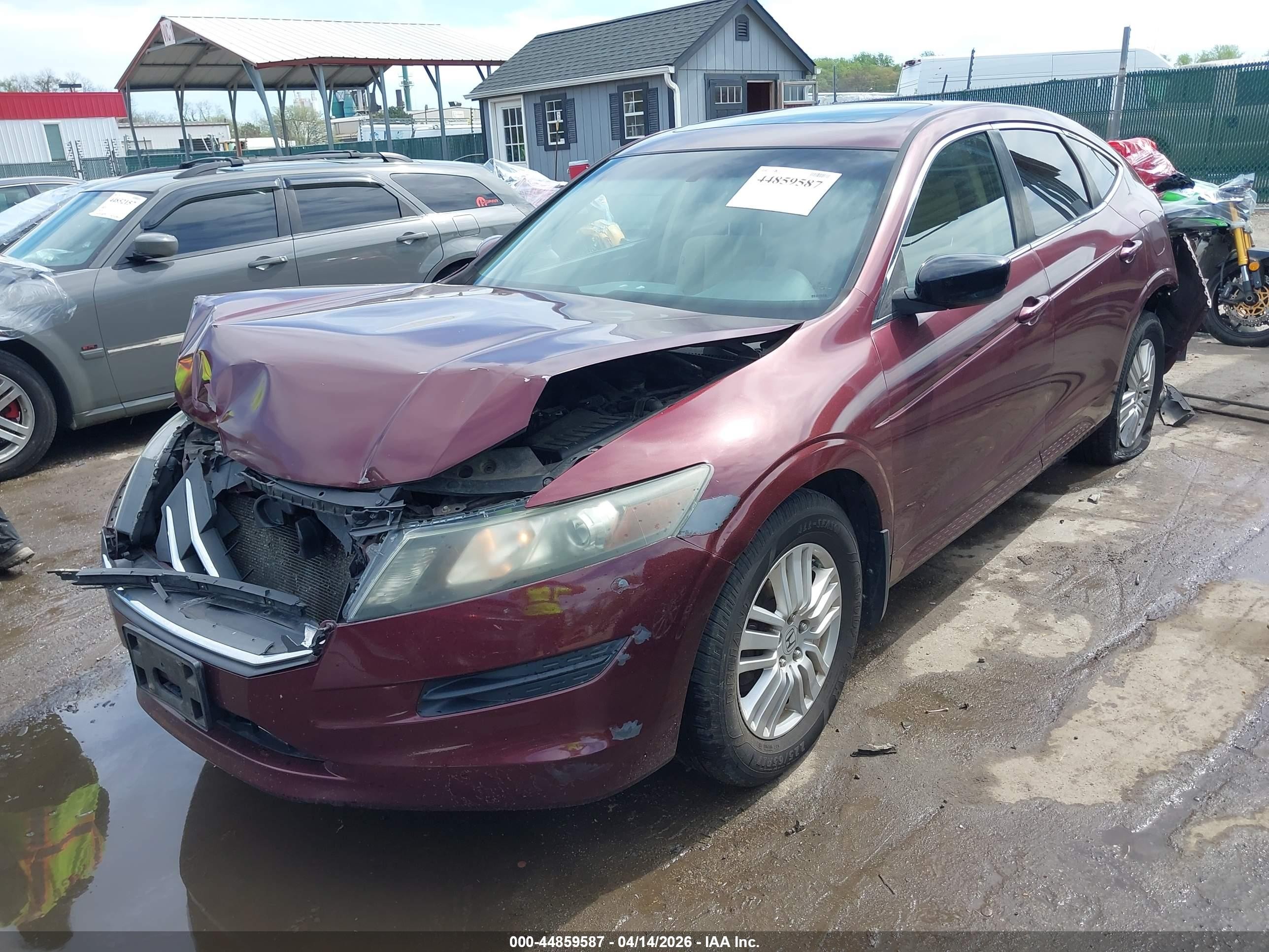 2012 Honda Crosstour 2.4 Ex Бордовый vin: 5J6TF3H33CL004696