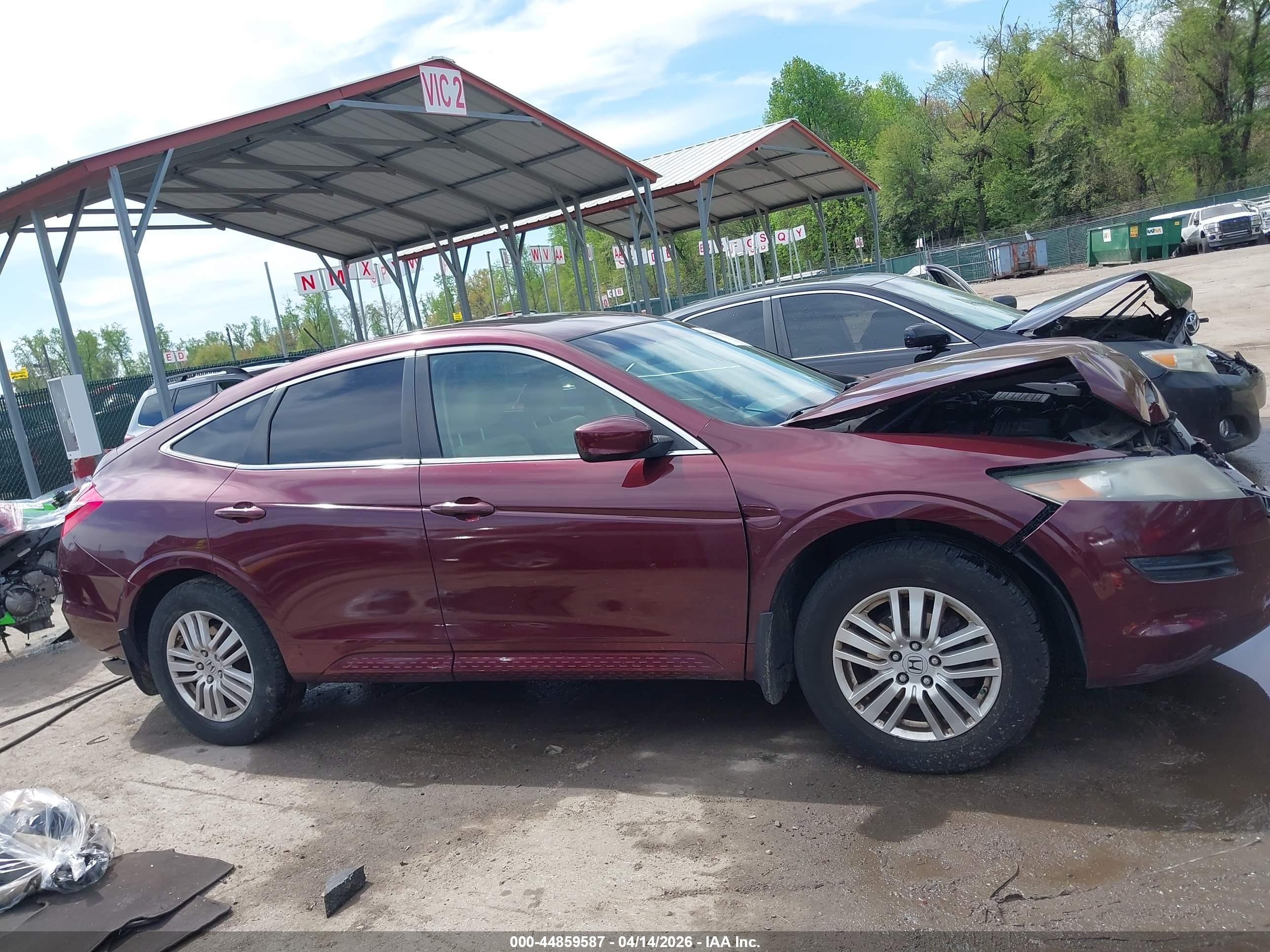 2012 Honda Crosstour 2.4 Ex Бордовый vin: 5J6TF3H33CL004696