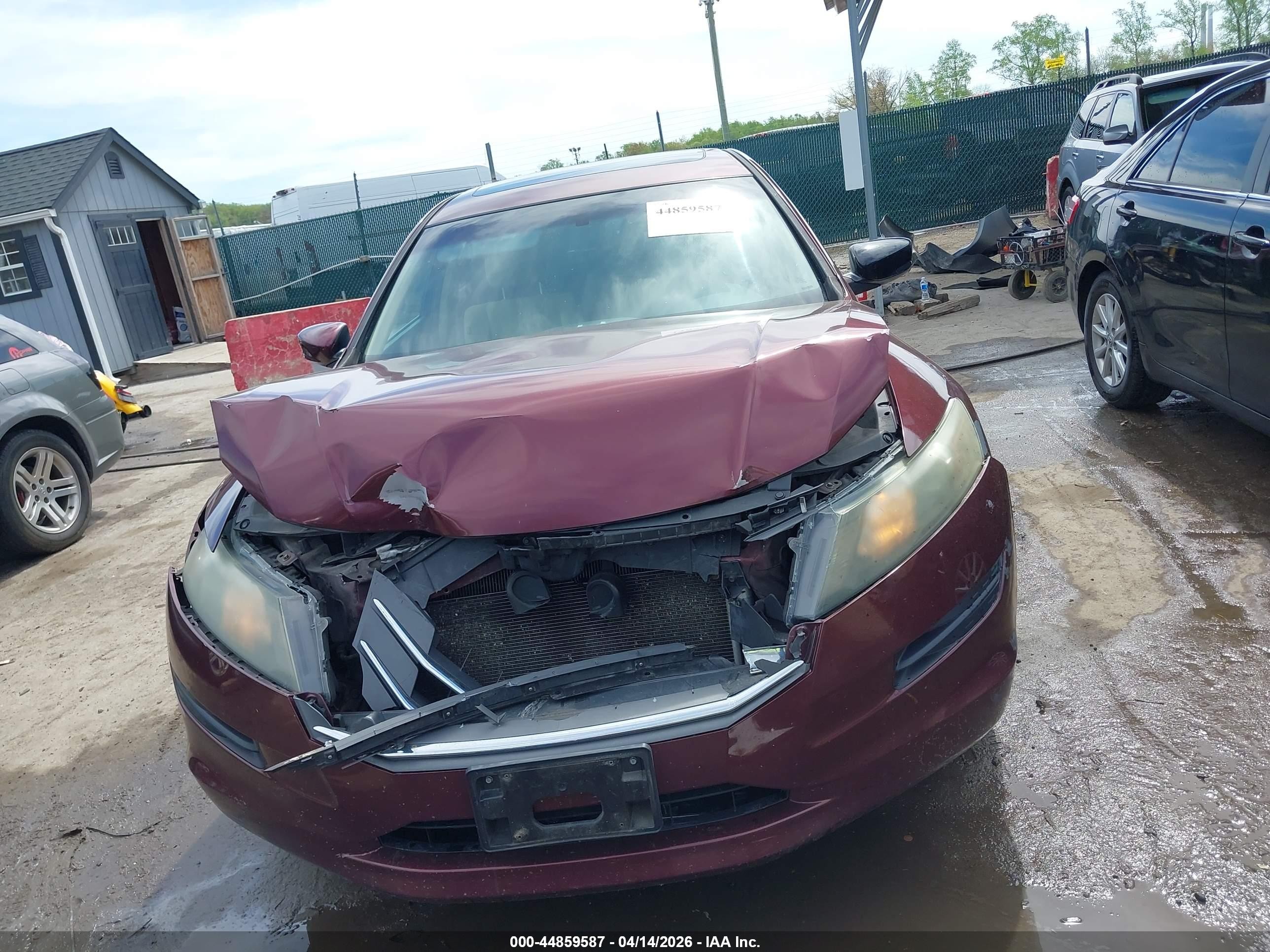 2012 Honda Crosstour 2.4 Ex Бордовый vin: 5J6TF3H33CL004696