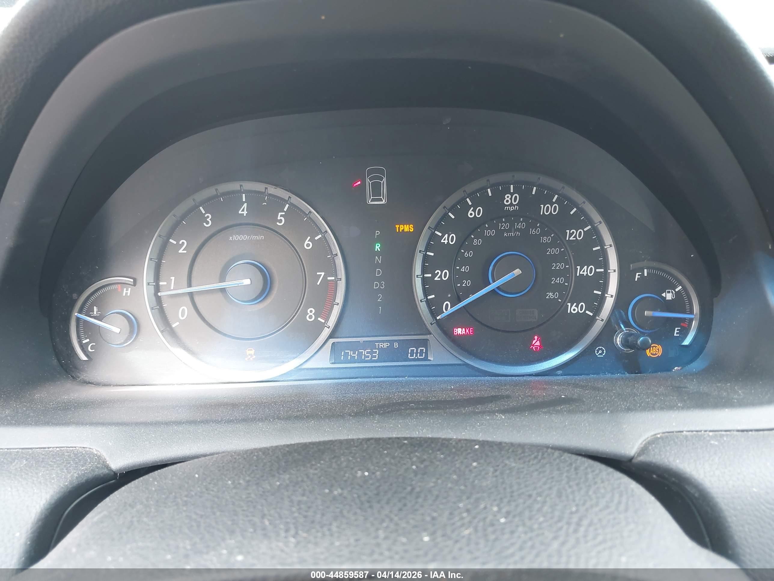2012 Honda Crosstour 2.4 Ex Бордовый vin: 5J6TF3H33CL004696