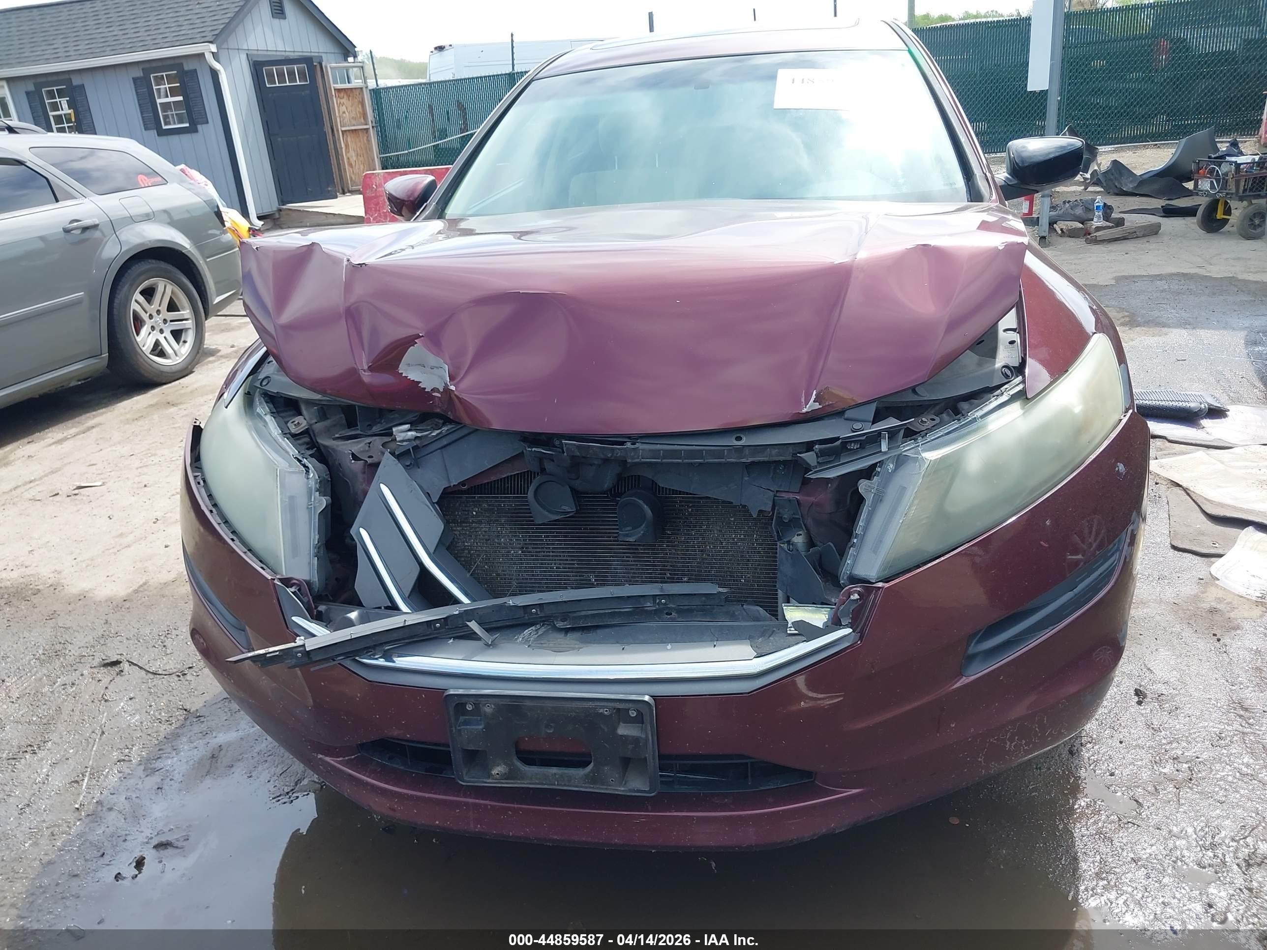 2012 Honda Crosstour 2.4 Ex Бордовый vin: 5J6TF3H33CL004696