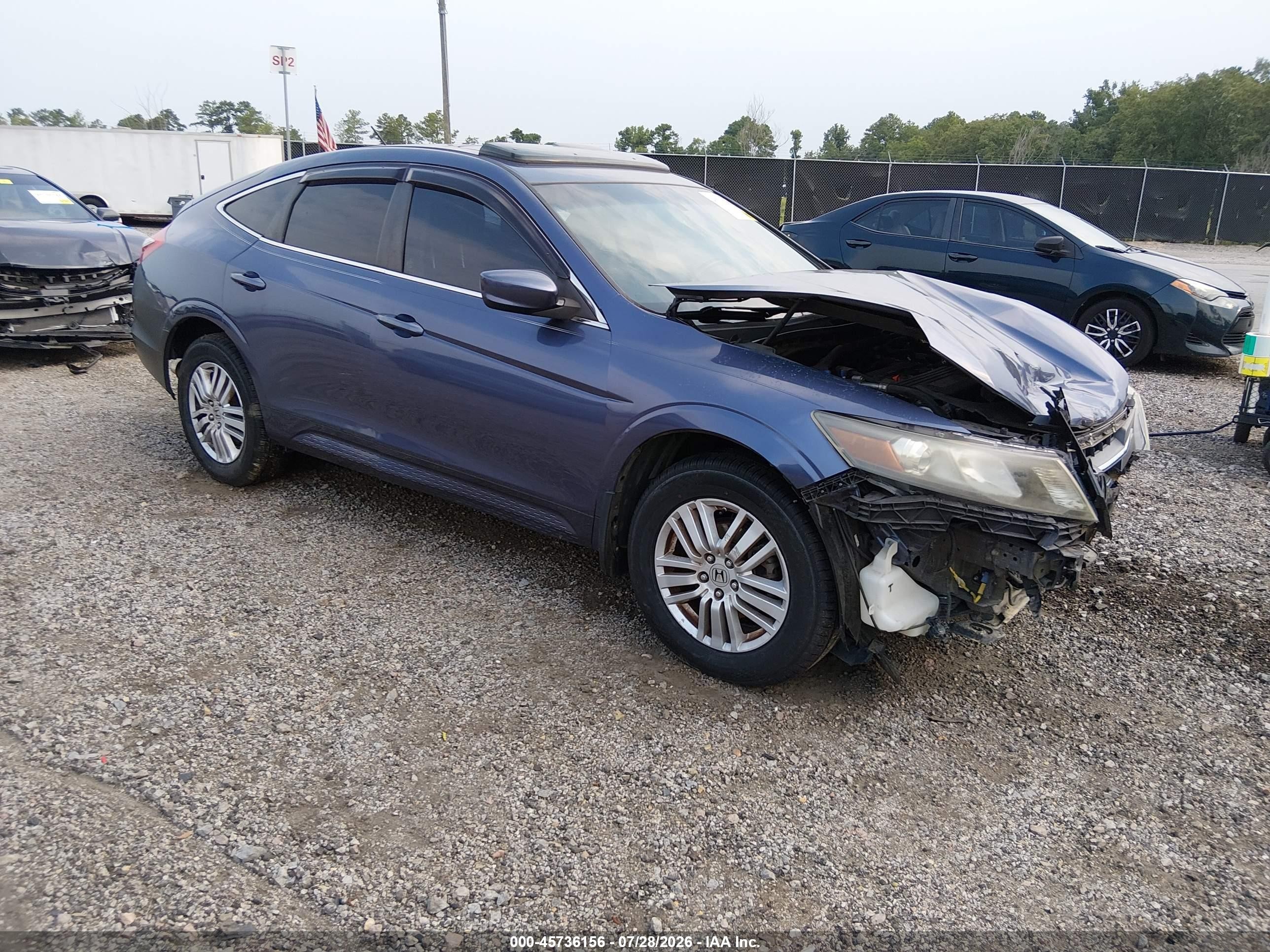 2012 Honda Crosstour 2.4 Ex Синий vin: 5J6TF3H34CL007087