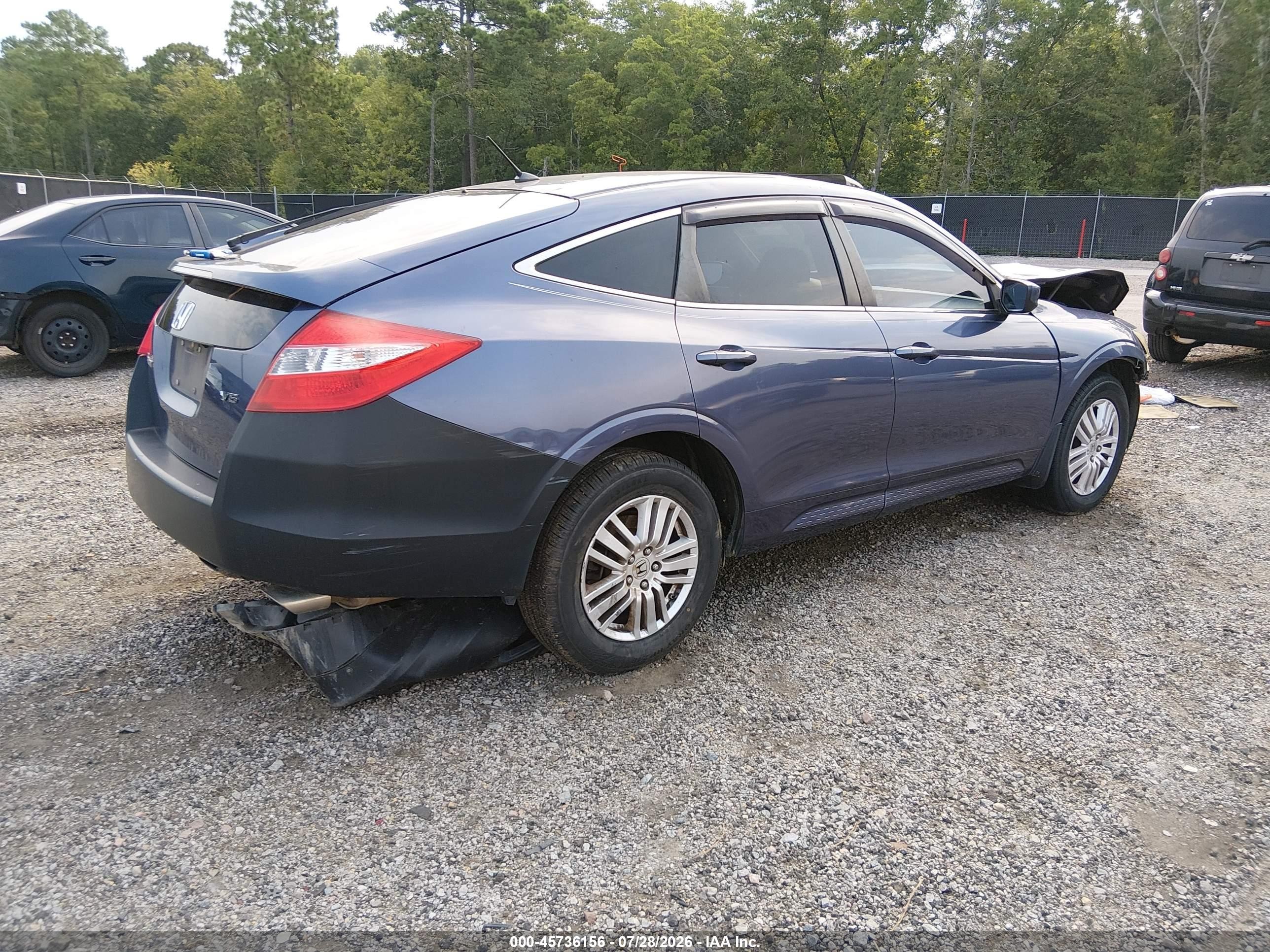 2012 Honda Crosstour 2.4 Ex Blue vin: 5J6TF3H34CL007087