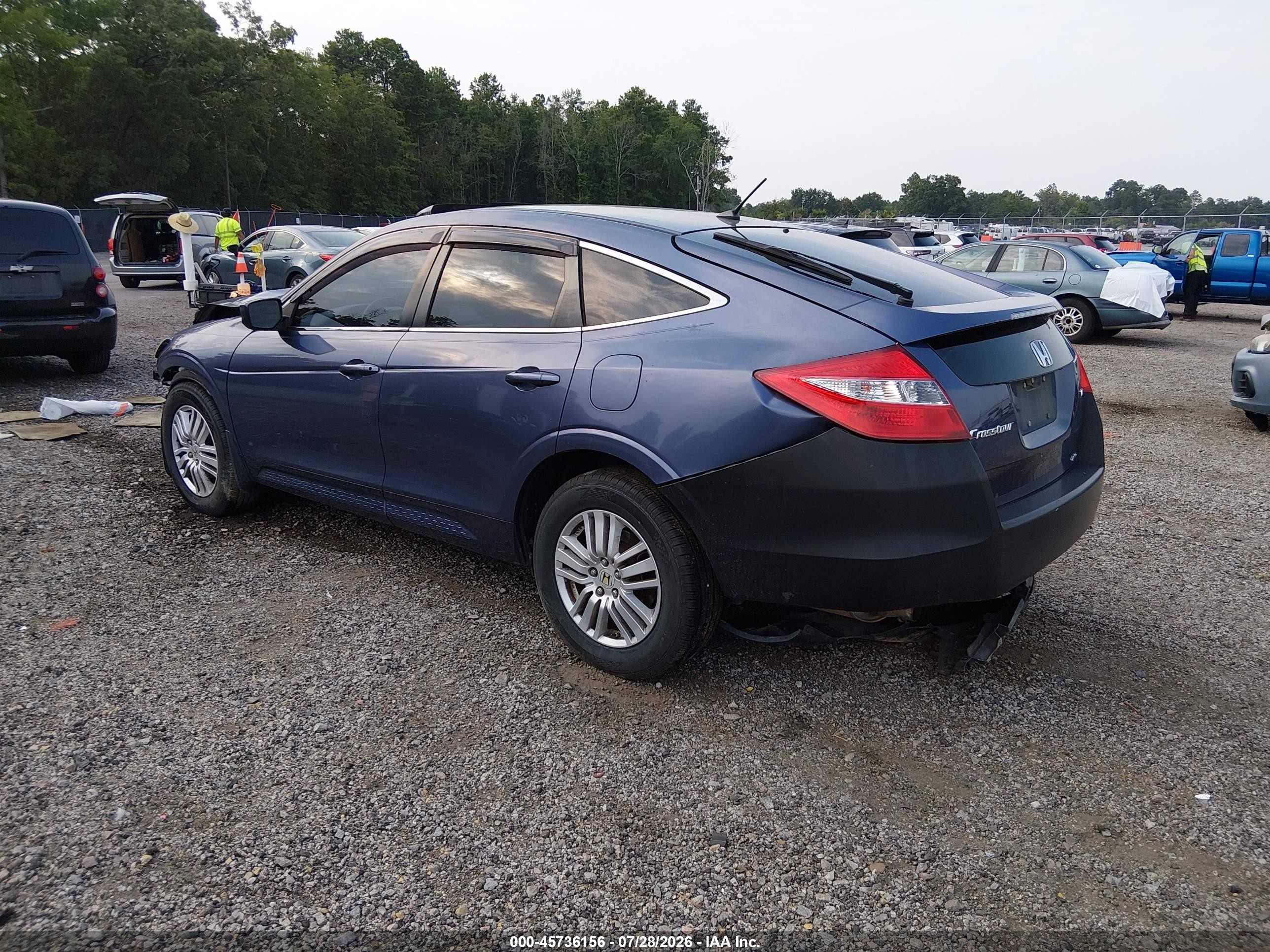2012 Honda Crosstour 2.4 Ex Blue vin: 5J6TF3H34CL007087