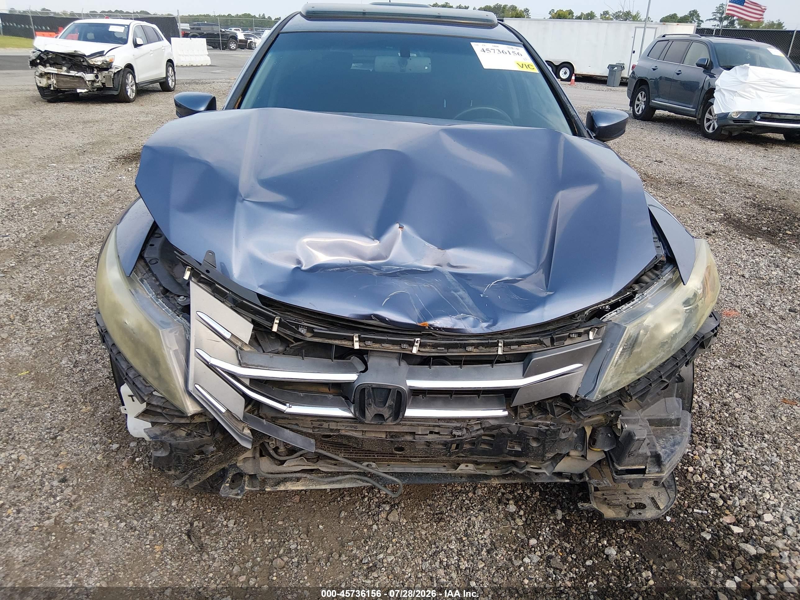2012 Honda Crosstour 2.4 Ex Blue vin: 5J6TF3H34CL007087