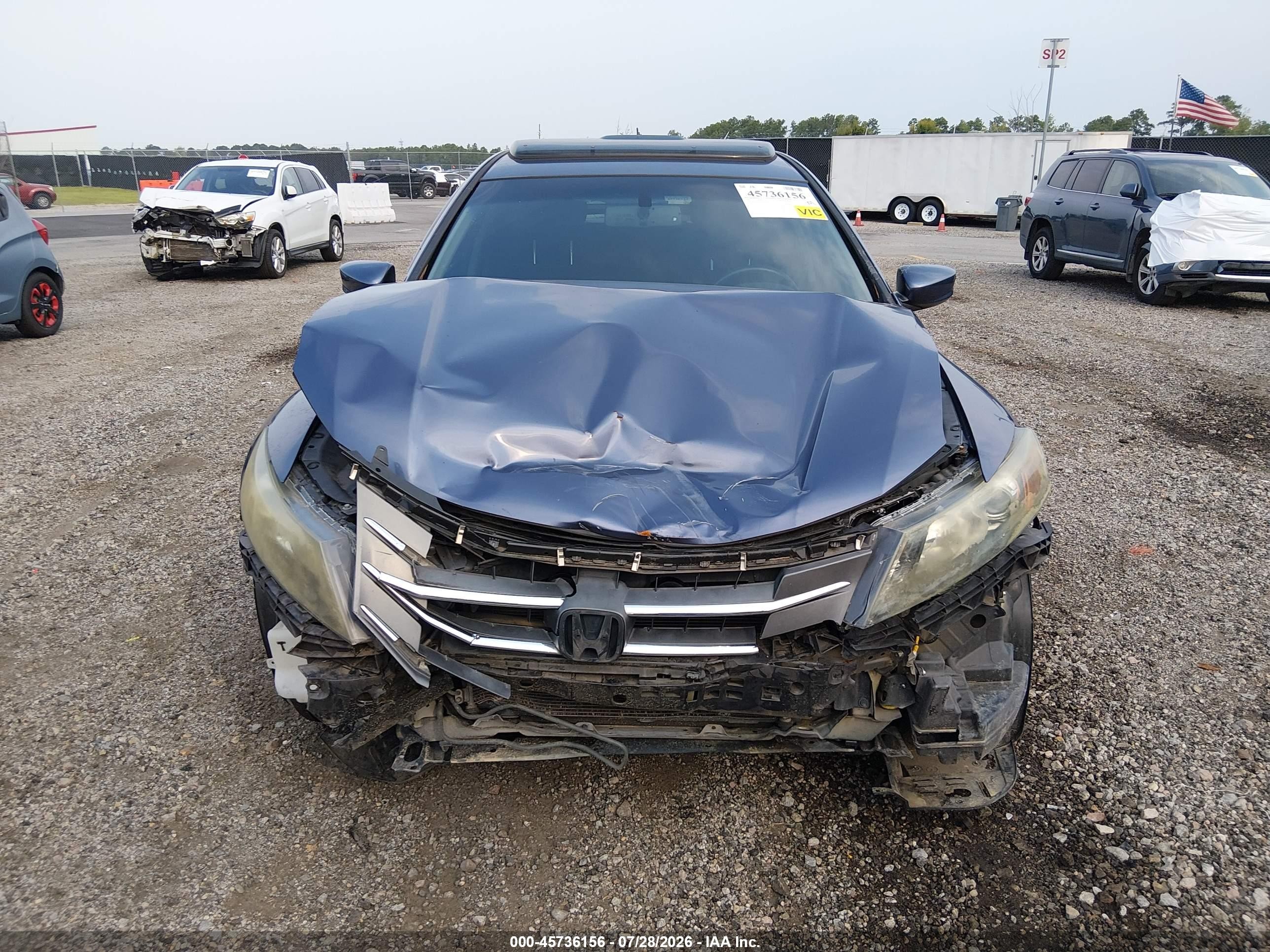 2012 Honda Crosstour 2.4 Ex Blue vin: 5J6TF3H34CL007087