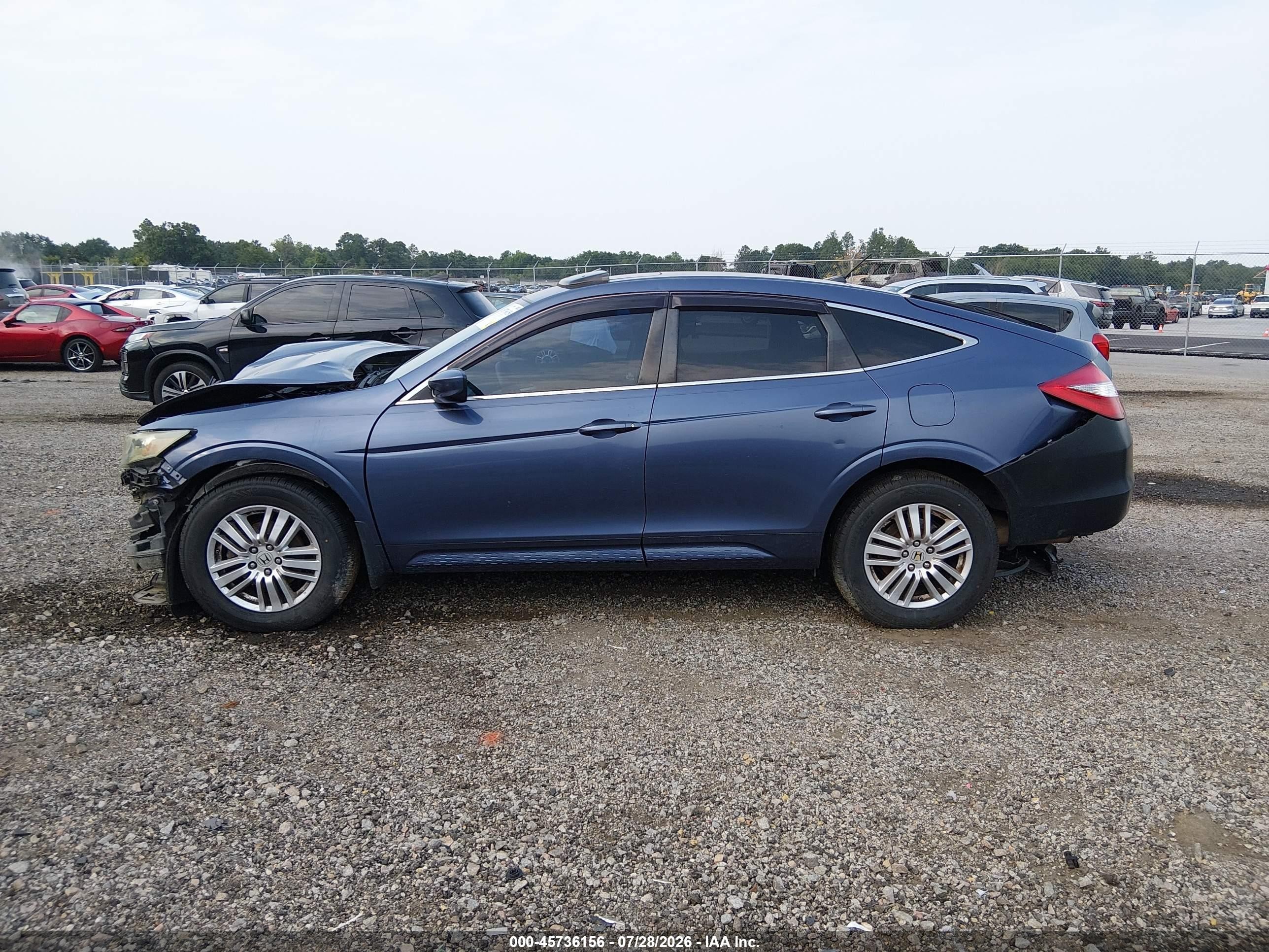 2012 Honda Crosstour 2.4 Ex Blue vin: 5J6TF3H34CL007087