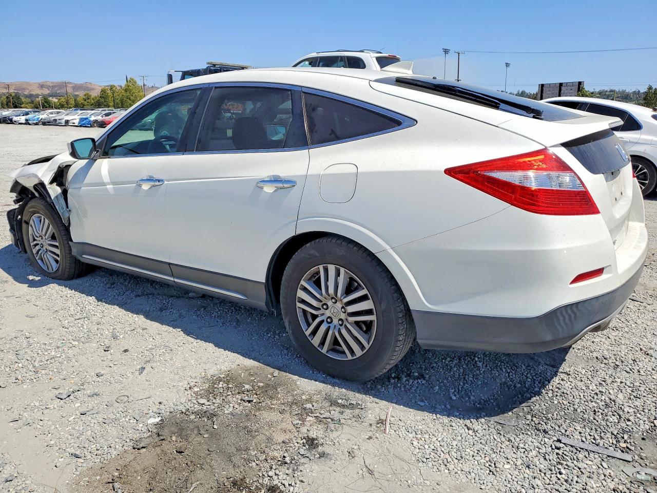 2013 Honda Crosstour Ex White vin: 5J6TF3H34DL005390