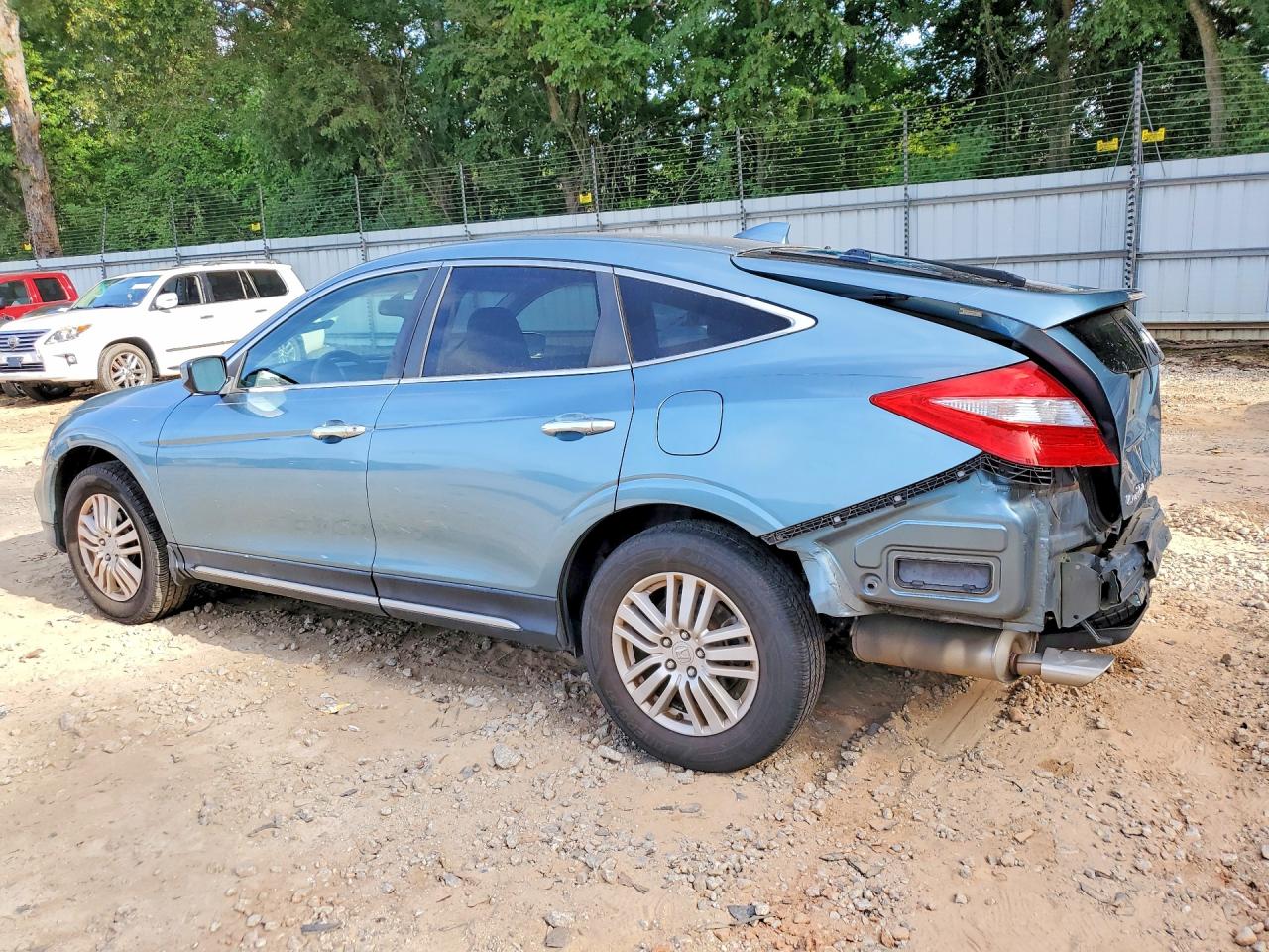 2014 Honda Crosstour Ex Blue vin: 5J6TF3H34EL000532