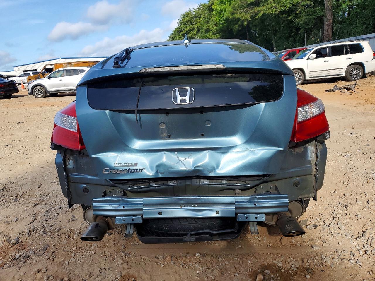 2014 Honda Crosstour Ex Blue vin: 5J6TF3H34EL000532